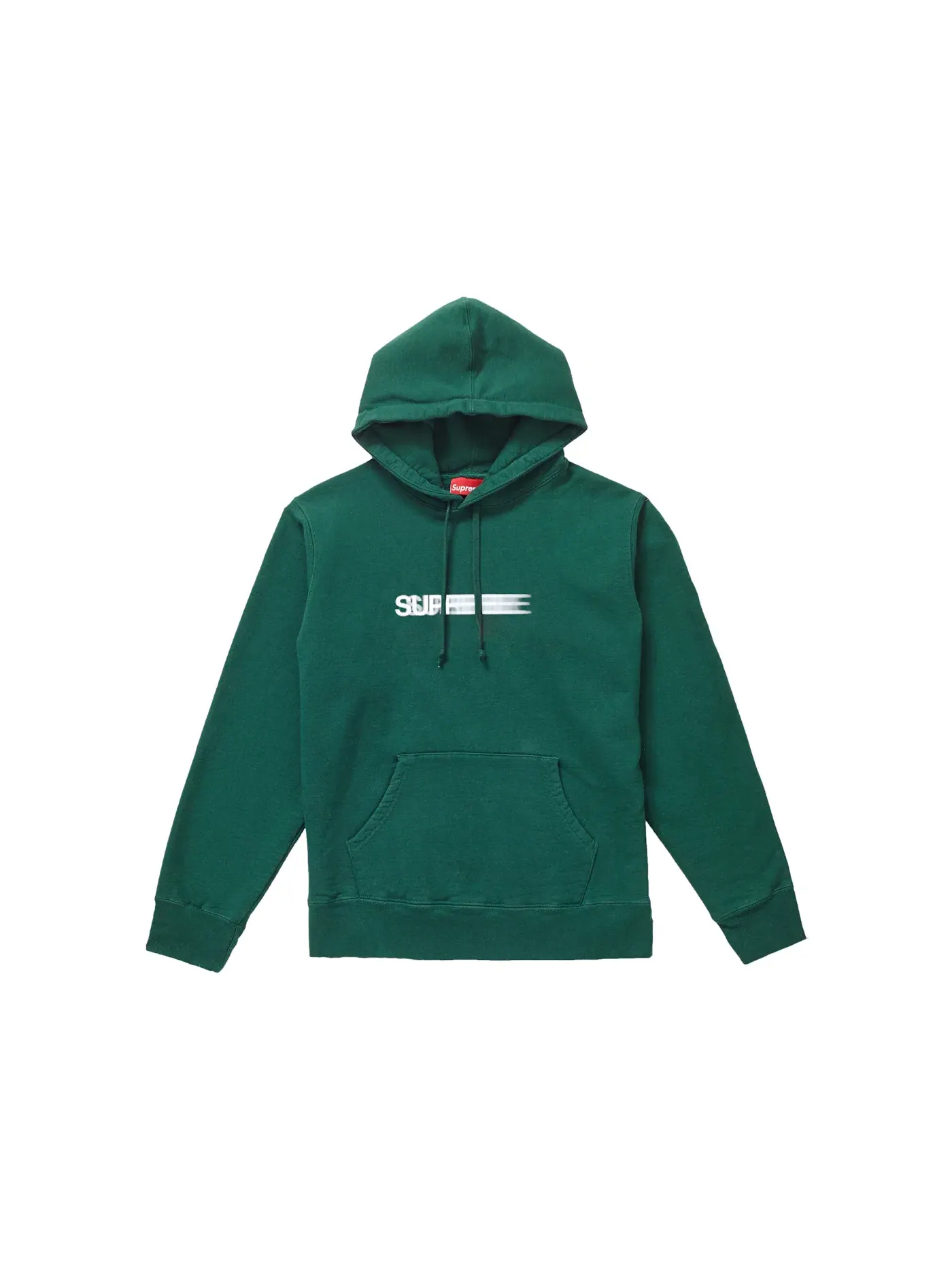 Мужской худи с принтом Motion Logo Supreme — изображение 1 из 1, зеленый