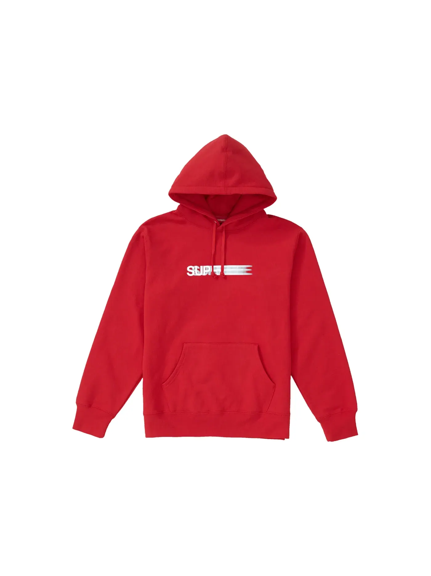 Мужской худи с принтом Motion Logo Supreme — изображение 1 из 1, красный