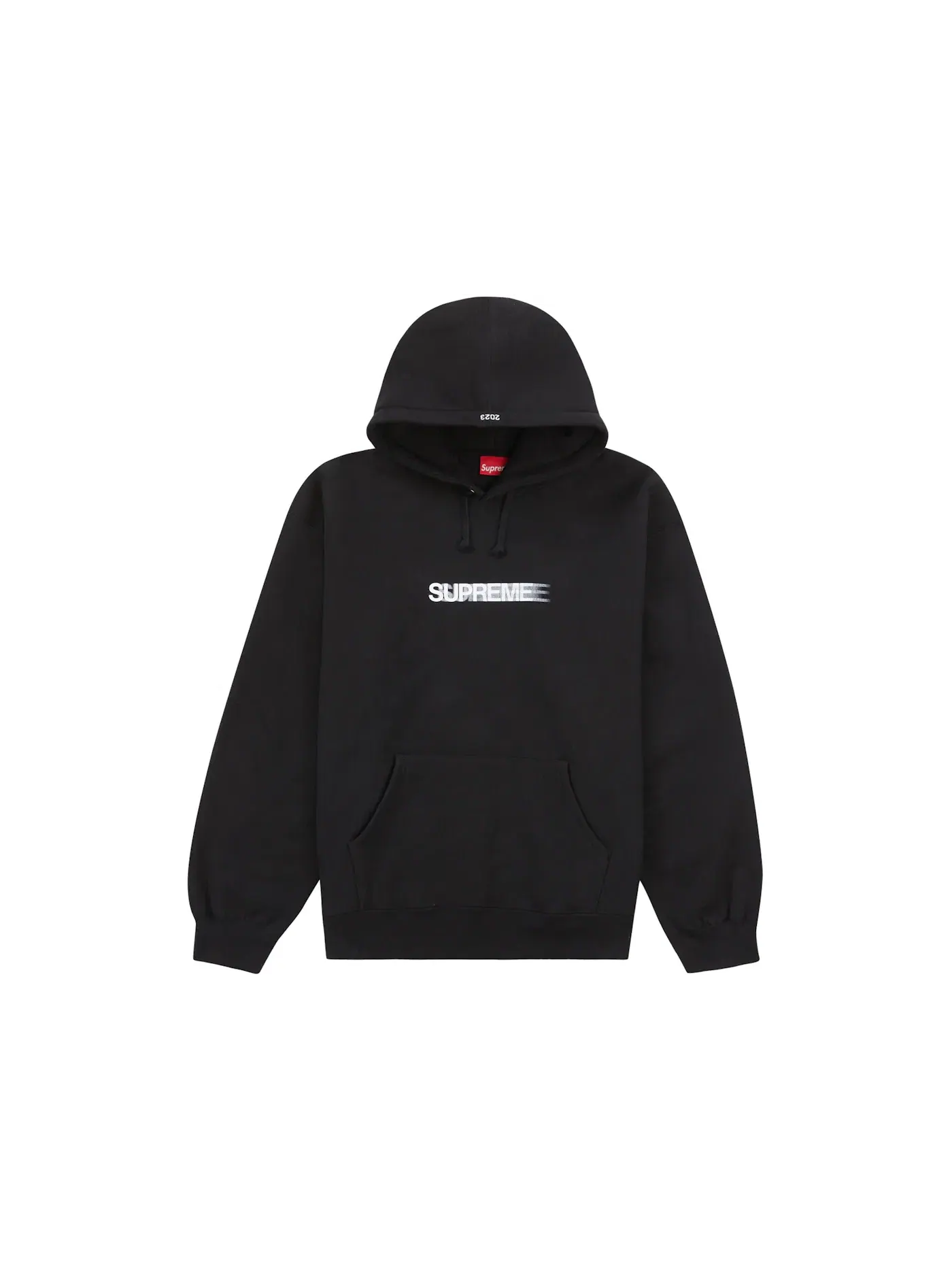 Мужская худи с принтом Motion Logo Supreme — изображение 1 из 2, черный