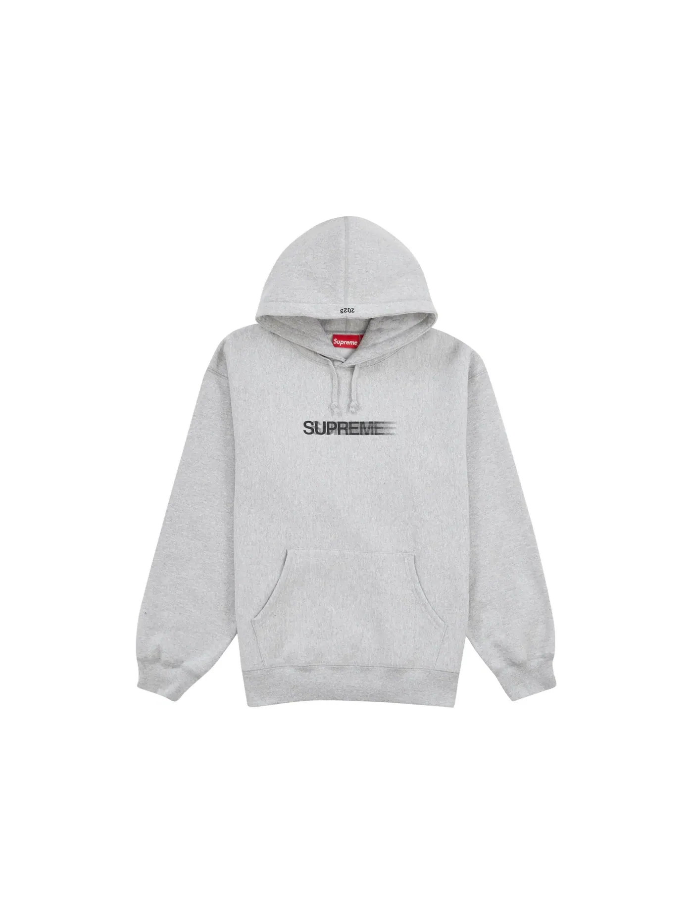 Мужская худи с принтом Motion Logo Supreme — изображение 1 из 2, серый