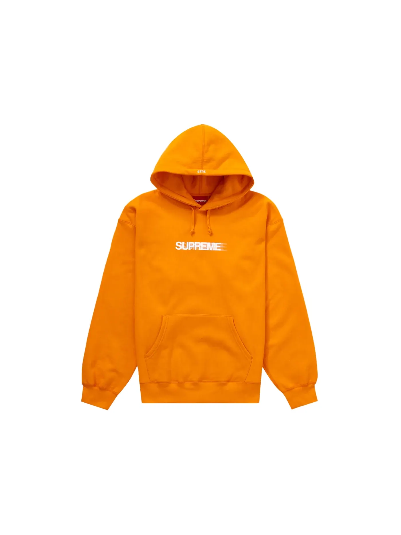 Мужская худи с принтом Sweatshirt (SS23) Supreme — изображение 1 из 2, оранжевый