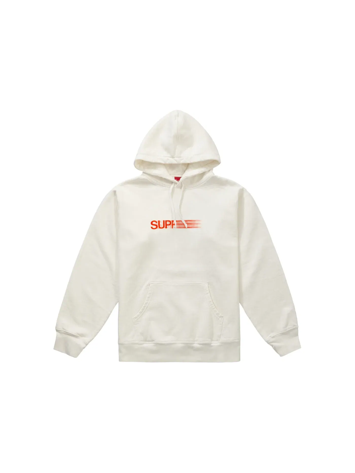 Мужской худи с принтом Motion Logo Supreme — изображение 1 из 1, белый