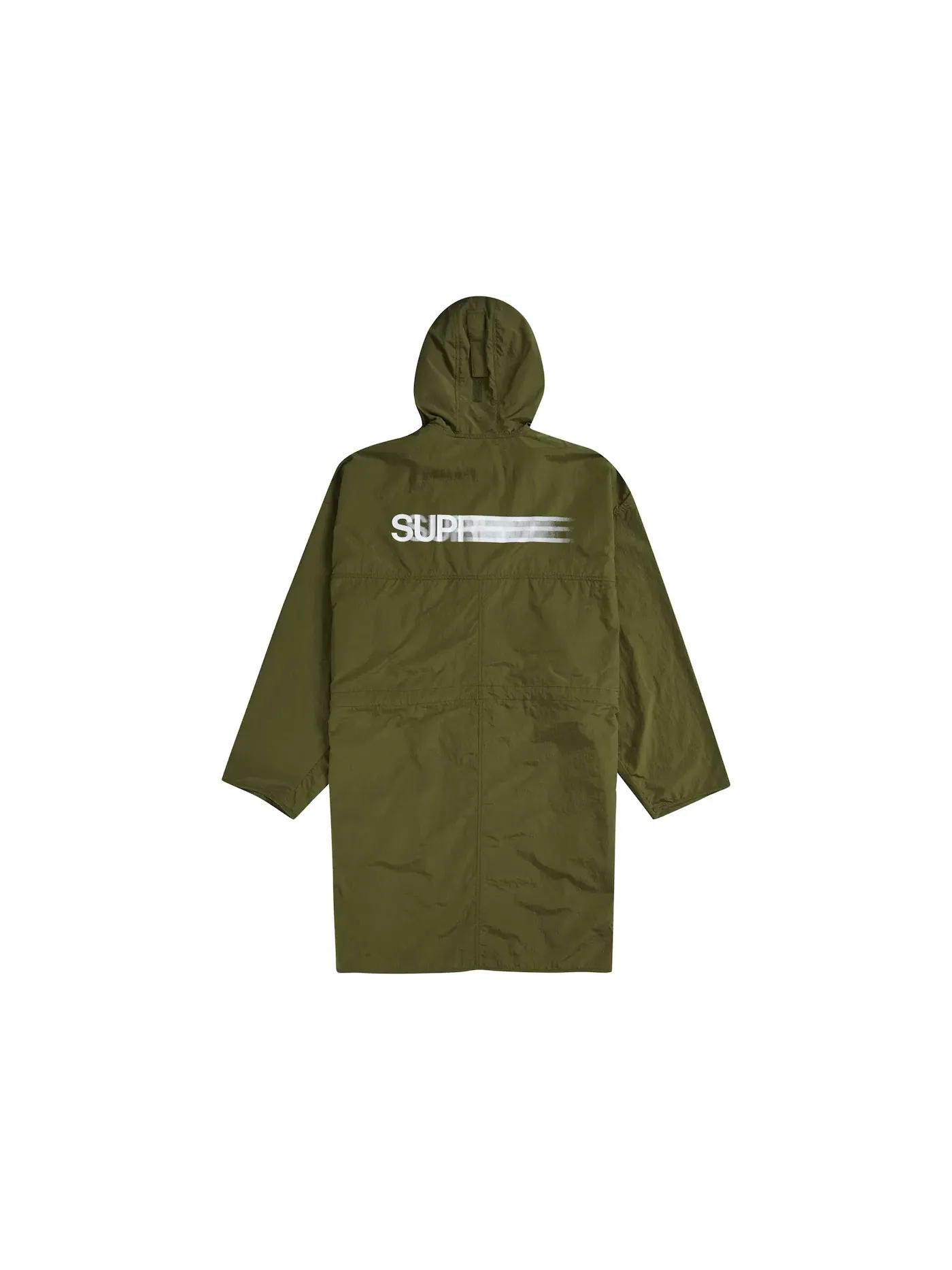 Мужская легкая парка с принтом Supreme Motion Logo Supreme — изображение 1 из 2, оливковый