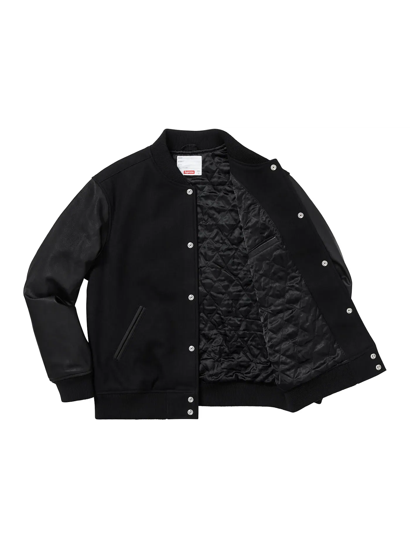 Мужская бомбер Supreme Motion Logo Supreme — изображение 2 из 3, черный