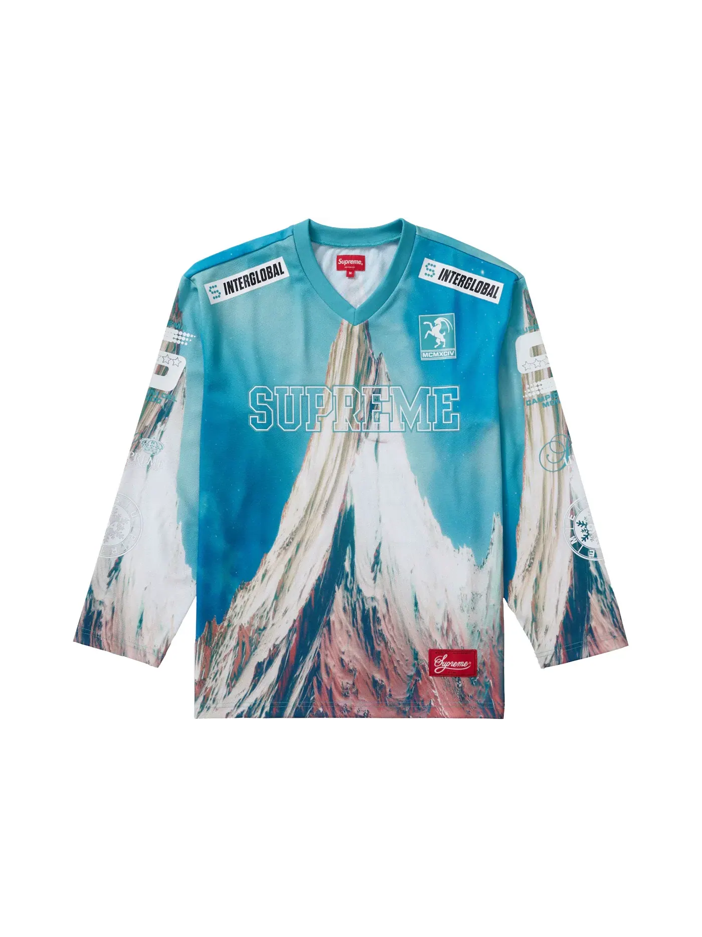 Мужская джерси Supreme Mountain Hockey Jersey Blue — изображение 1 из 2, синий