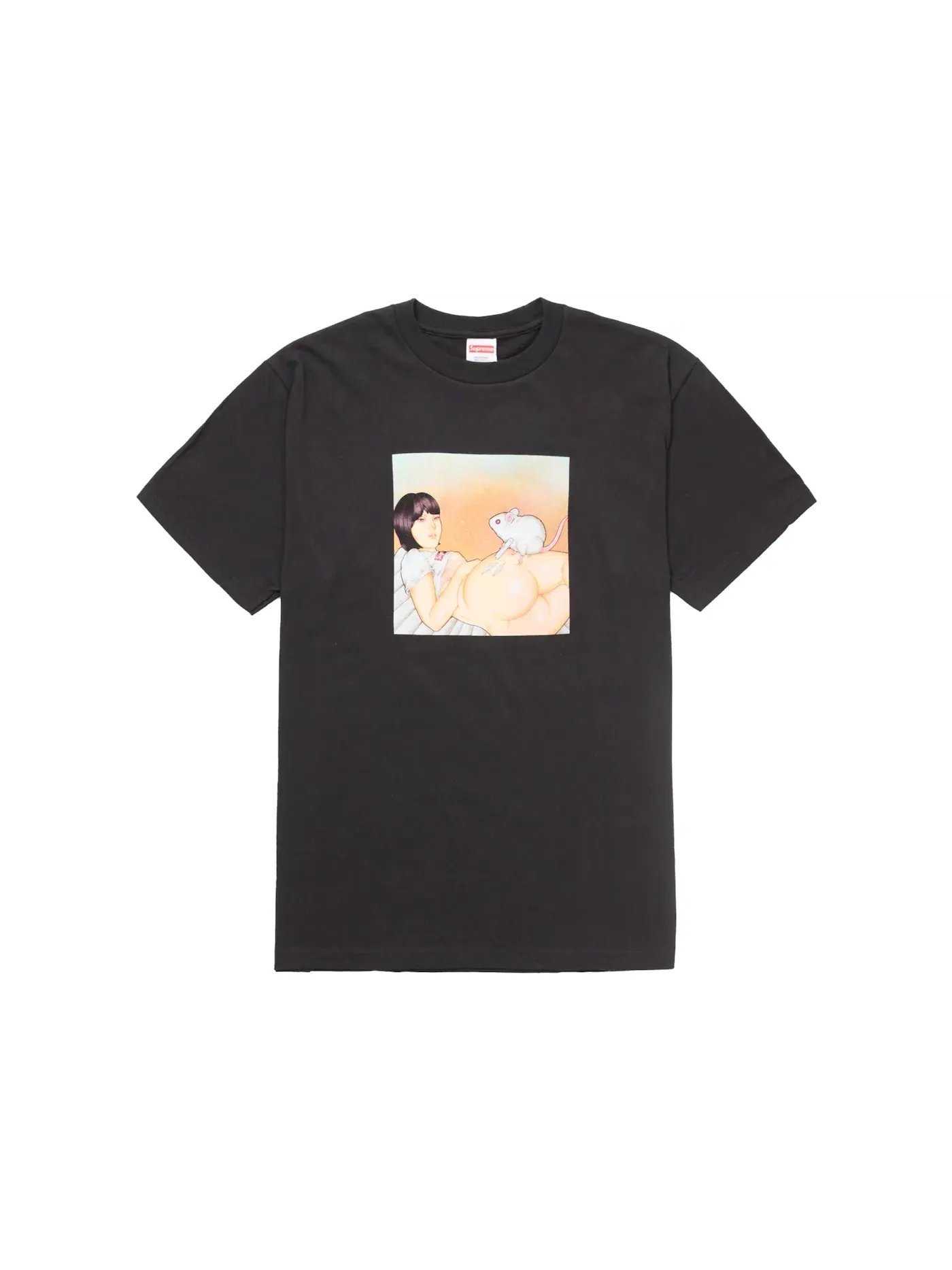 Мужская футболка с принтом Tee (SS25) Supreme — изображение 1 из 1, черный
