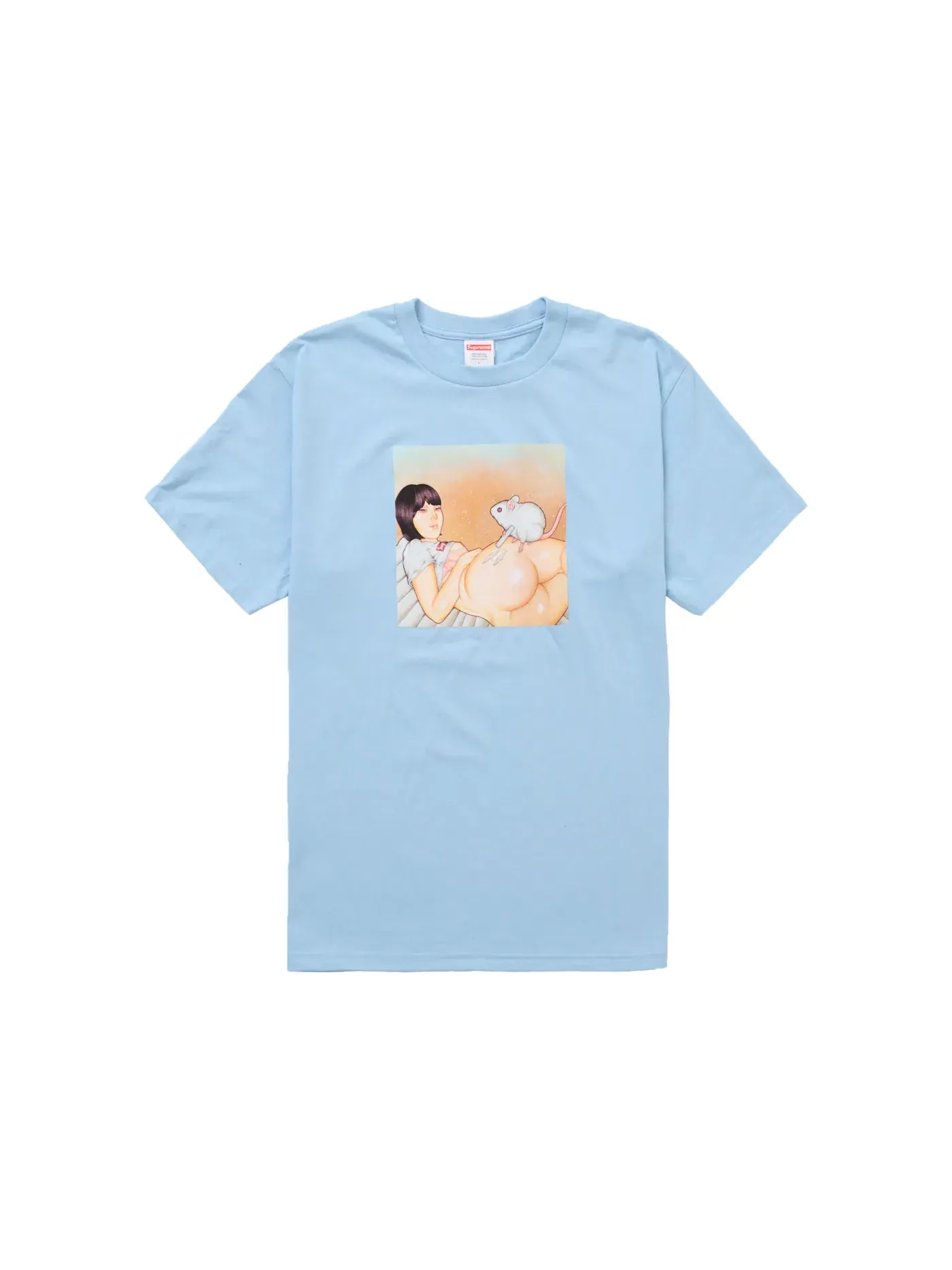 Мужская футболка с принтом Supreme Tee (SS25) — изображение 1 из 1, синий
