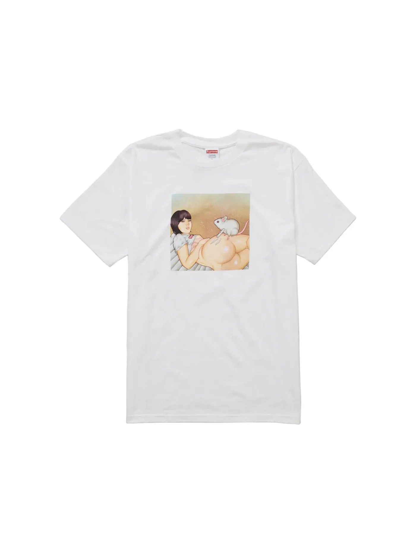 Мужская футболка с принтом Supreme SS25 White — изображение 1 из 1