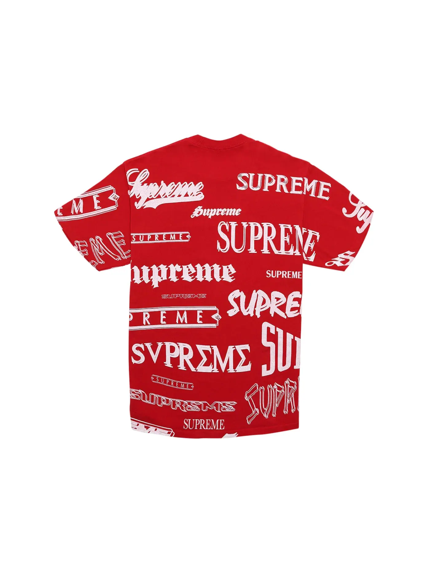 Мужская футболка Supreme Tee — изображение 2 из 2, красный