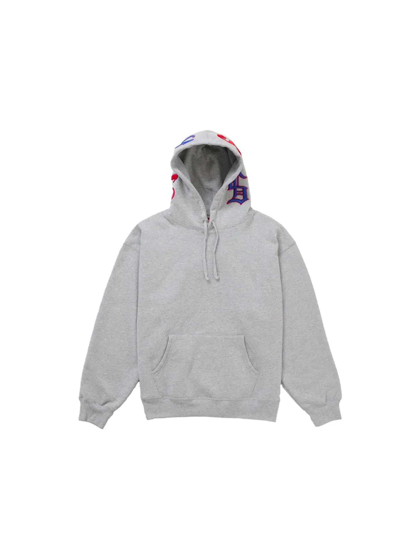 Мужской худи с капюшоном с принтом Supreme Multi S Logo Sweatshirt — изображение 1 из 4, серый