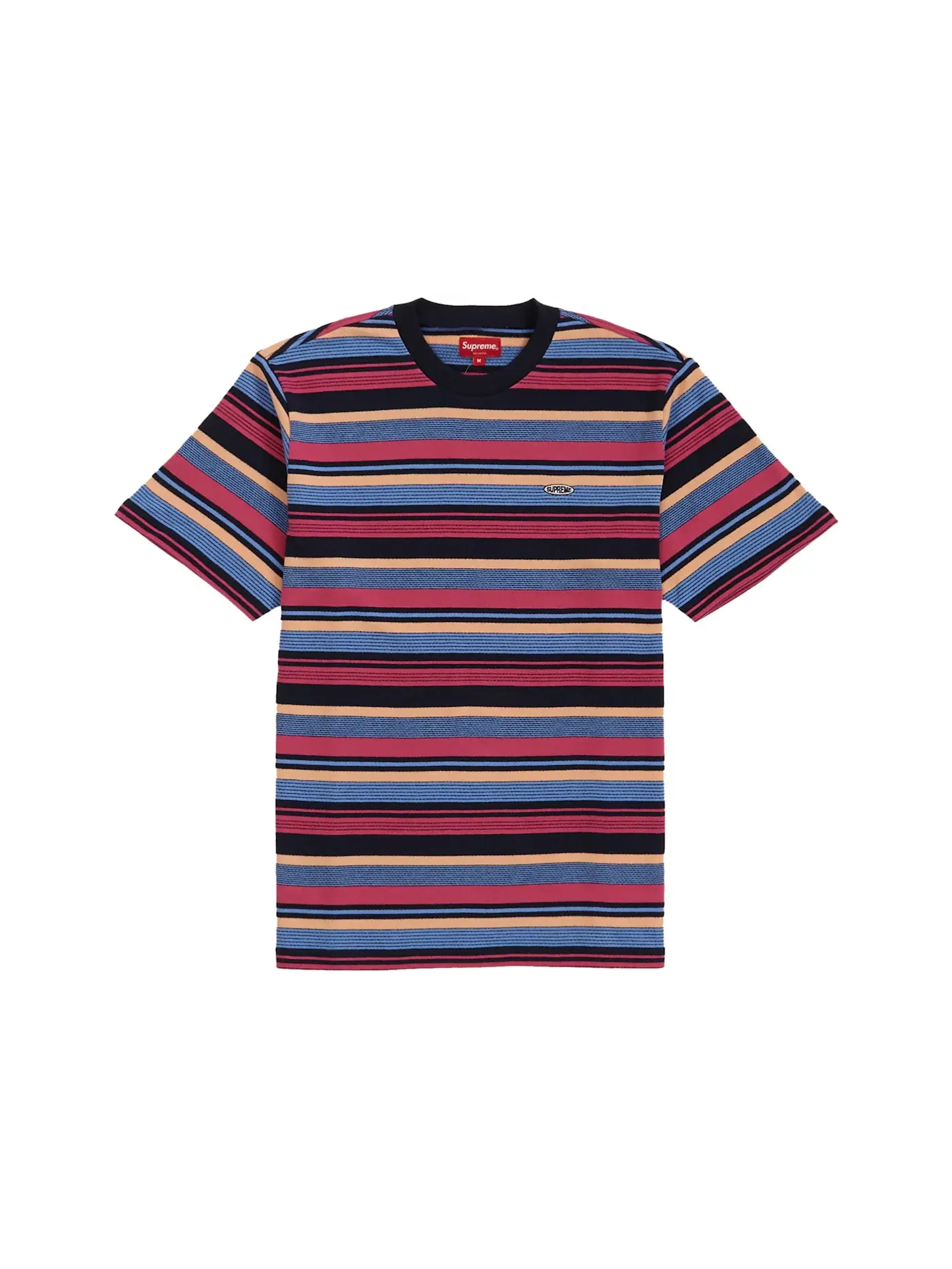 Мужская футболка с принтом Supreme Top (SS19) — изображение 1 из 1, темно-синий
