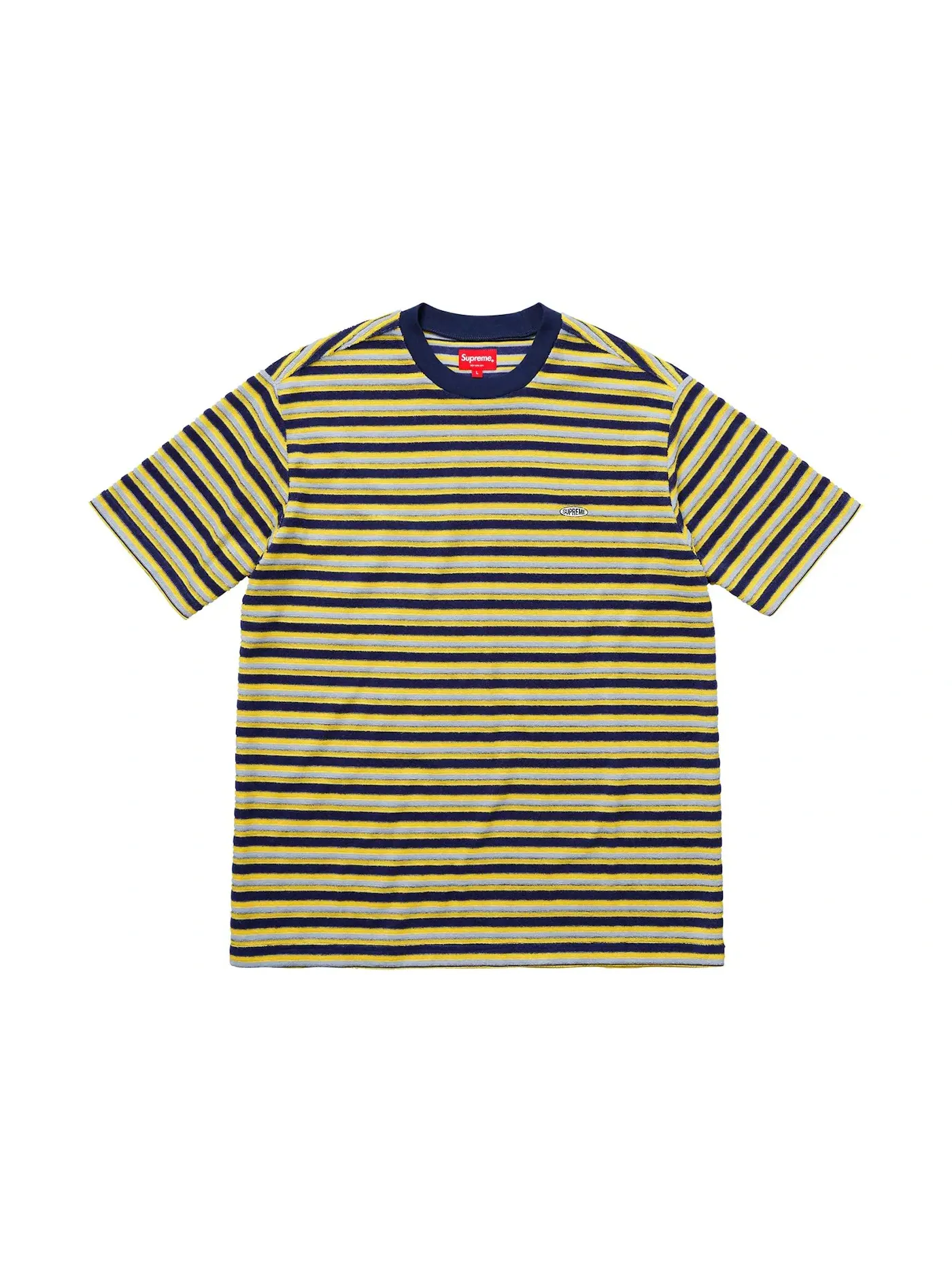Мужская футболка с принтом Supreme Tee — изображение 1 из 1, темно-синий