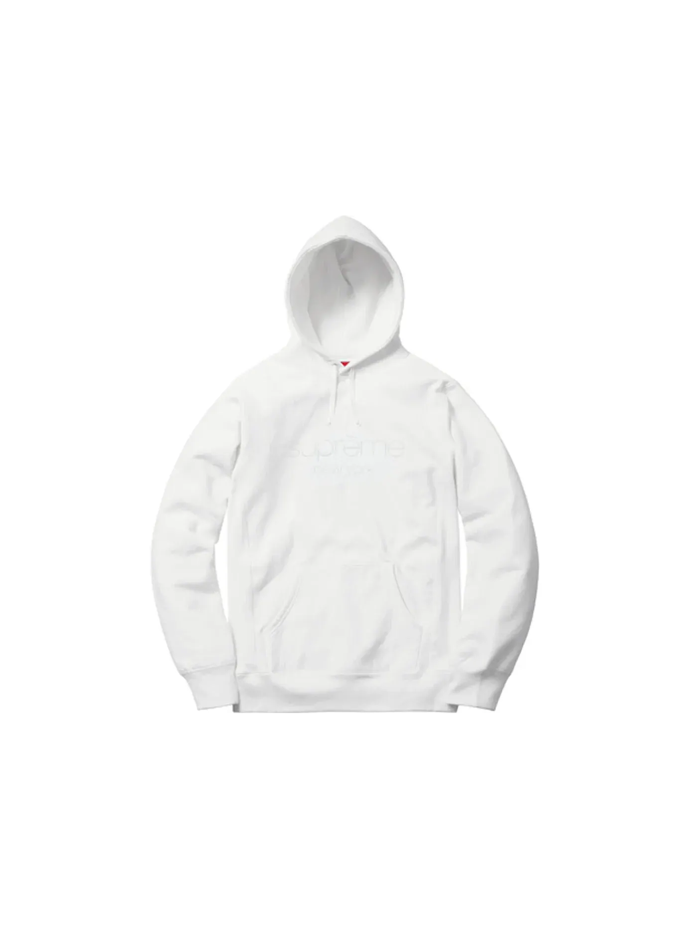 Мужской худи с принтом Supreme Hoodie — изображение 1 из 1, белый