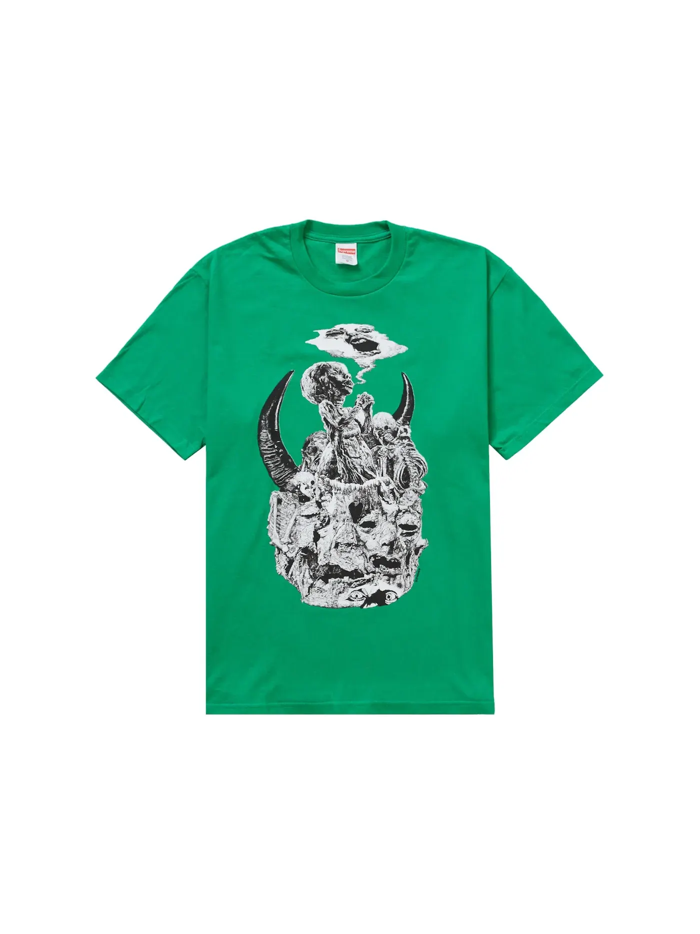 Мужская футболка с принтом Tee Supreme — изображение 1 из 2, зеленый