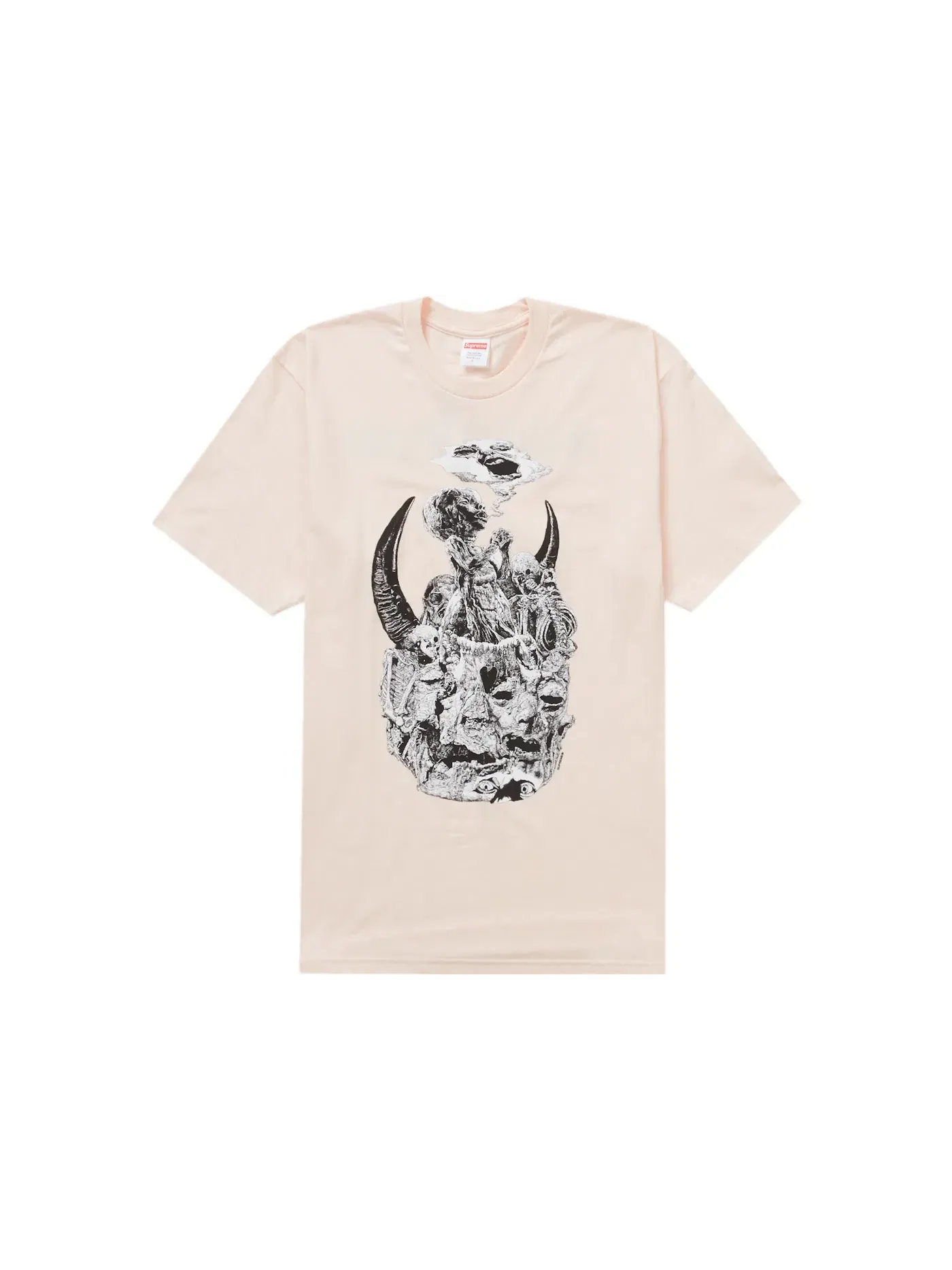 Мужская футболка с принтом Supreme Mutants Tee Supreme — изображение 1 из 2, розовый