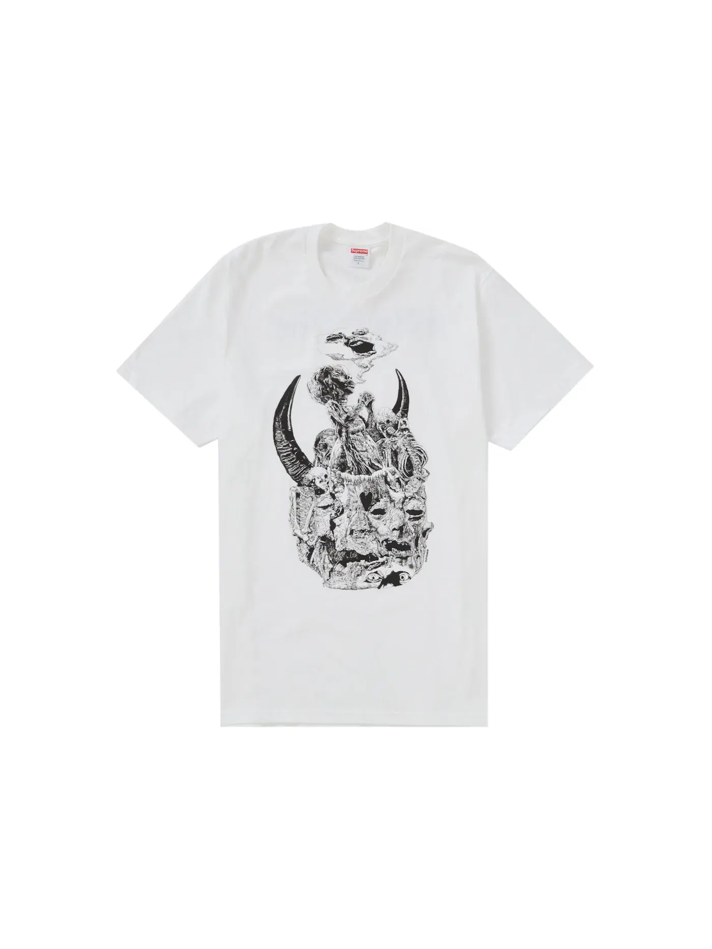 Мужская футболка Supreme Tee — изображение 1 из 2, белый