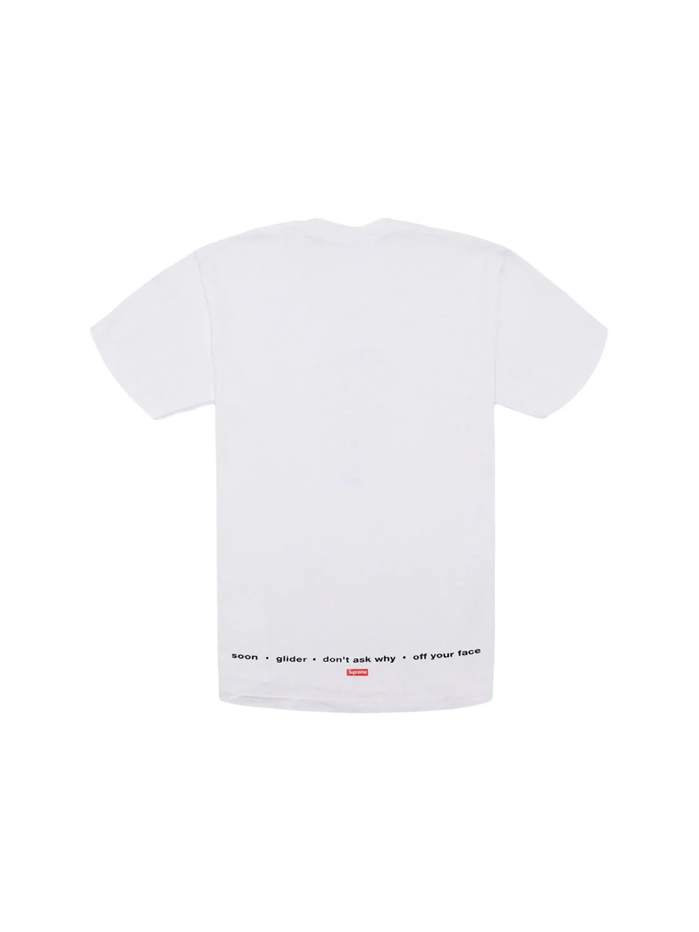 Мужская футболка с принтом Supreme My Bloody Valentine Glider Tee — изображение 2 из 2, белый