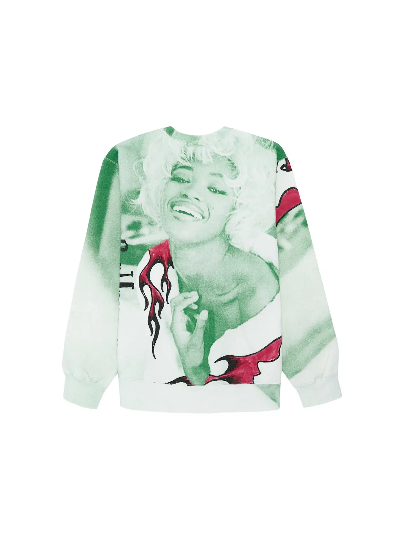 Мужской свитшот с круглым вырезом Supreme Crewneck — изображение 2 из 2, зеленый