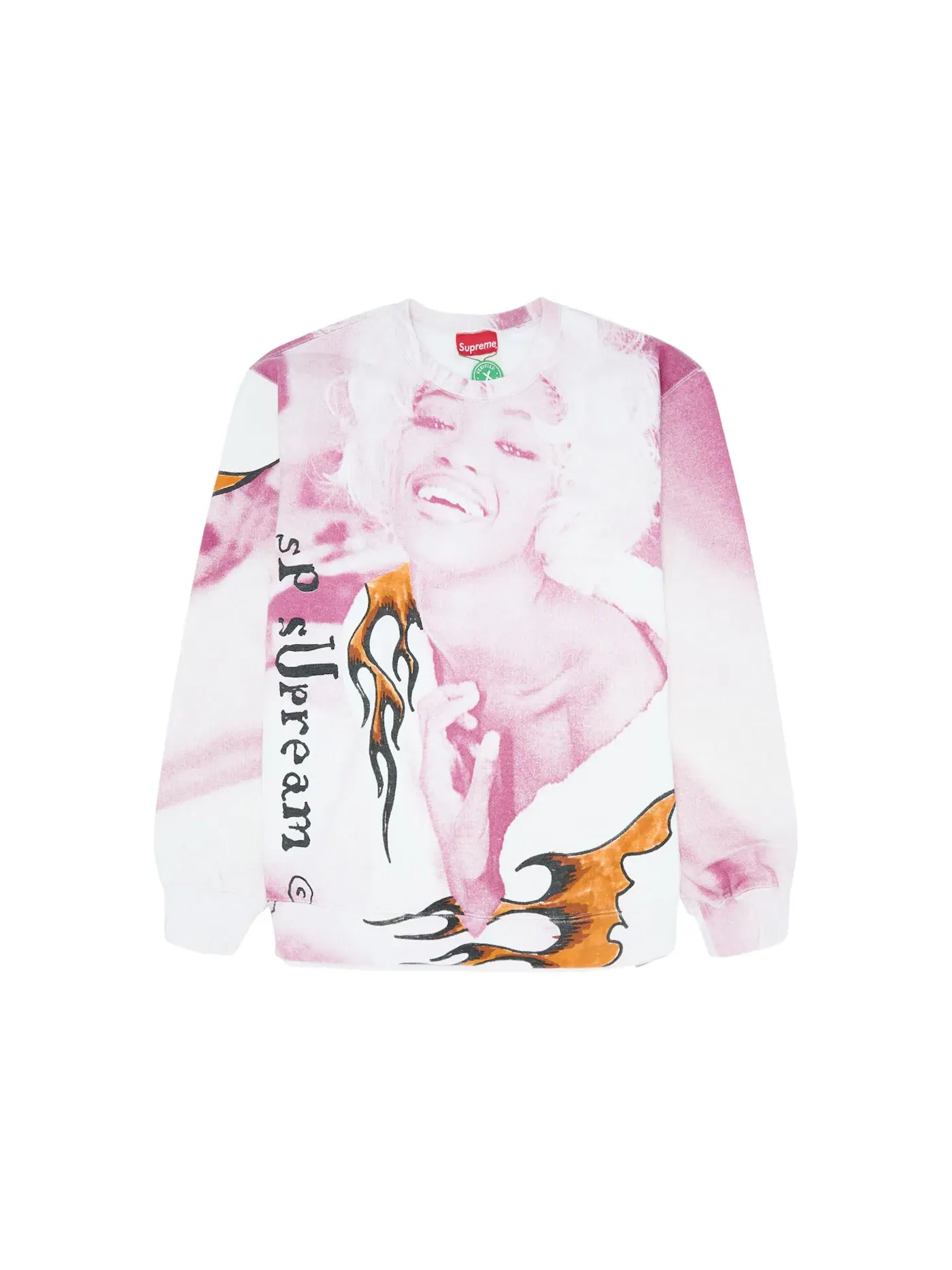 Мужской свитшот Supreme Crewneck — изображение 1 из 2, фиолетовый