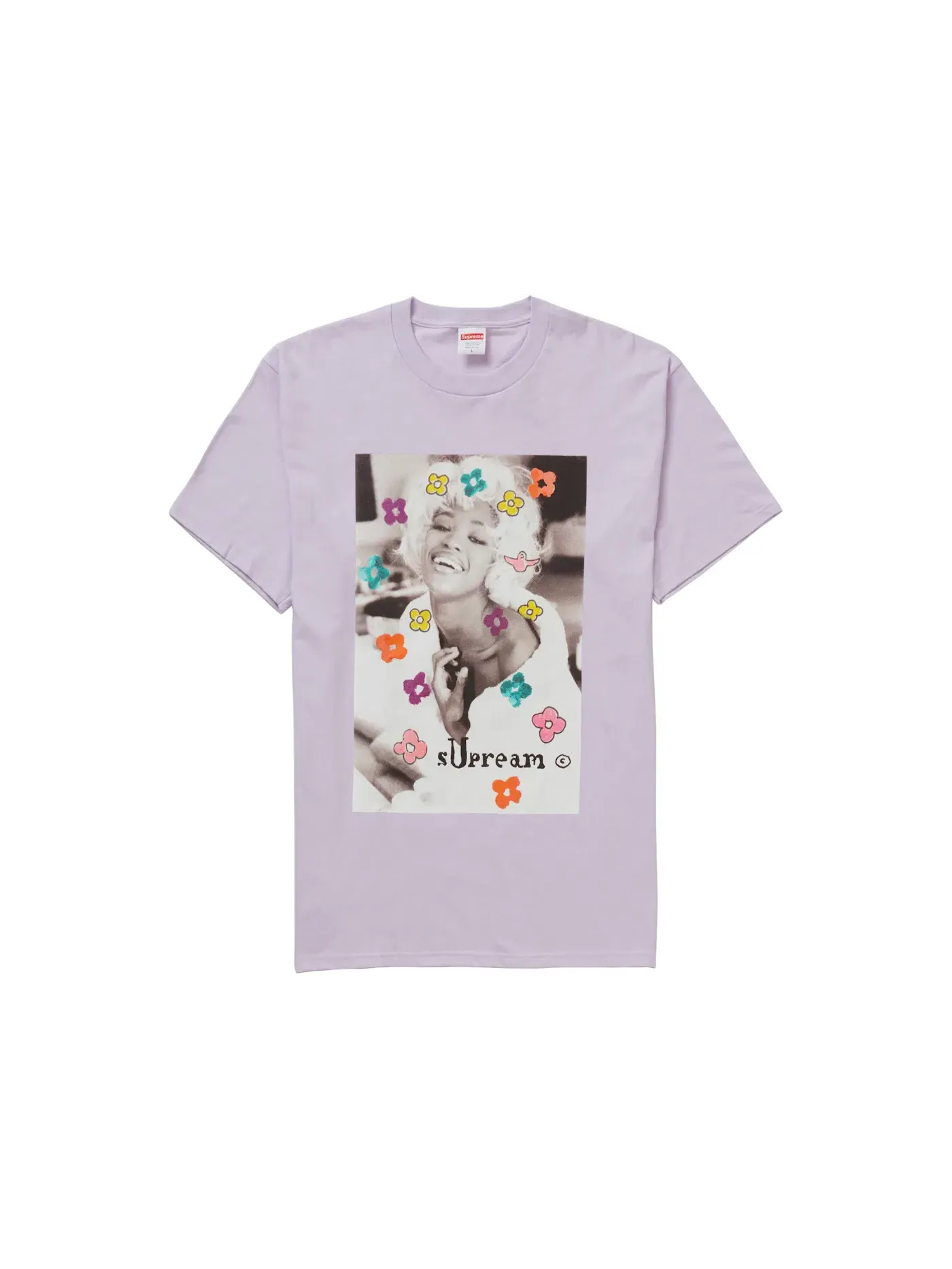 Мужская футболка с принтом Naomi Tee Supreme — изображение 1 из 1, светлый фиолетовый