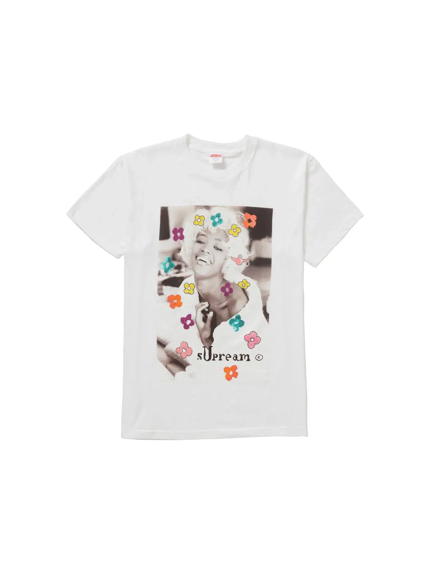 Мужская футболка с принтом Supreme Naomi Tee — изображение 1 из 1, белый