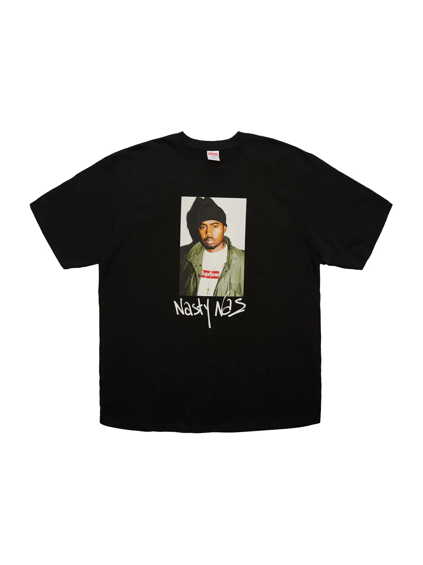 Мужская футболка с принтом Supreme Tee — изображение 1 из 1, черный