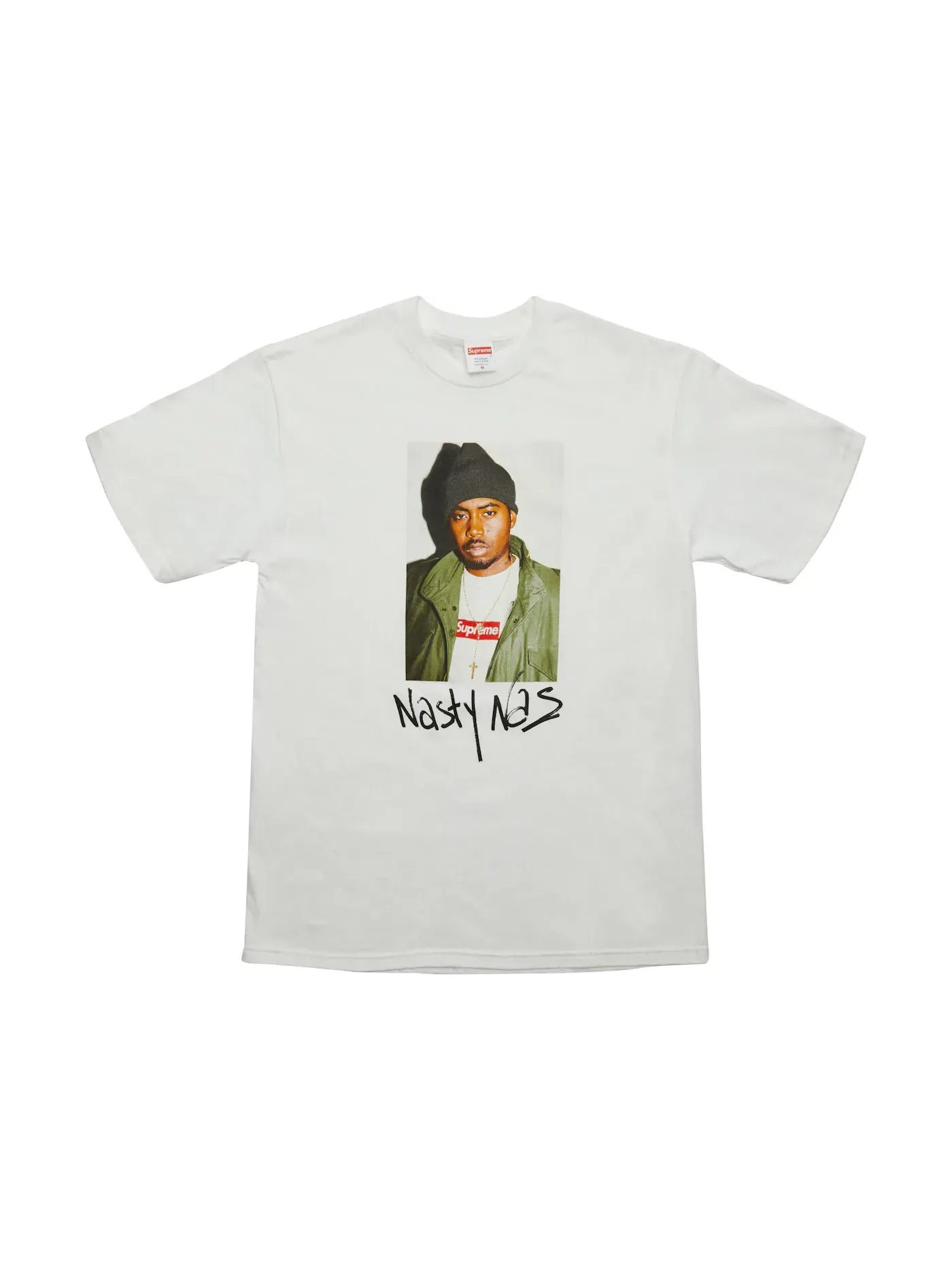 Мужская футболка с принтом Supreme Tee — изображение 1 из 1, белый