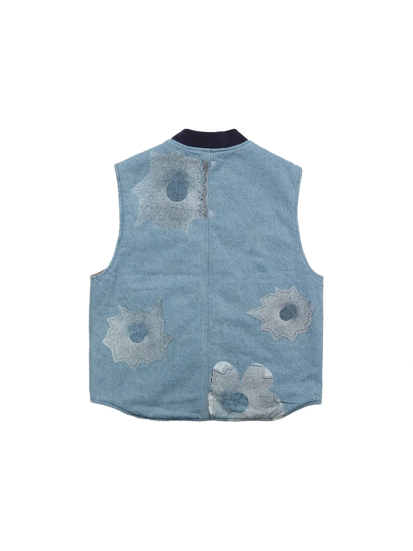 Мужской жилет с принтом Supreme Lowman Work Vest — изображение 2 из 2, джинсовый синий