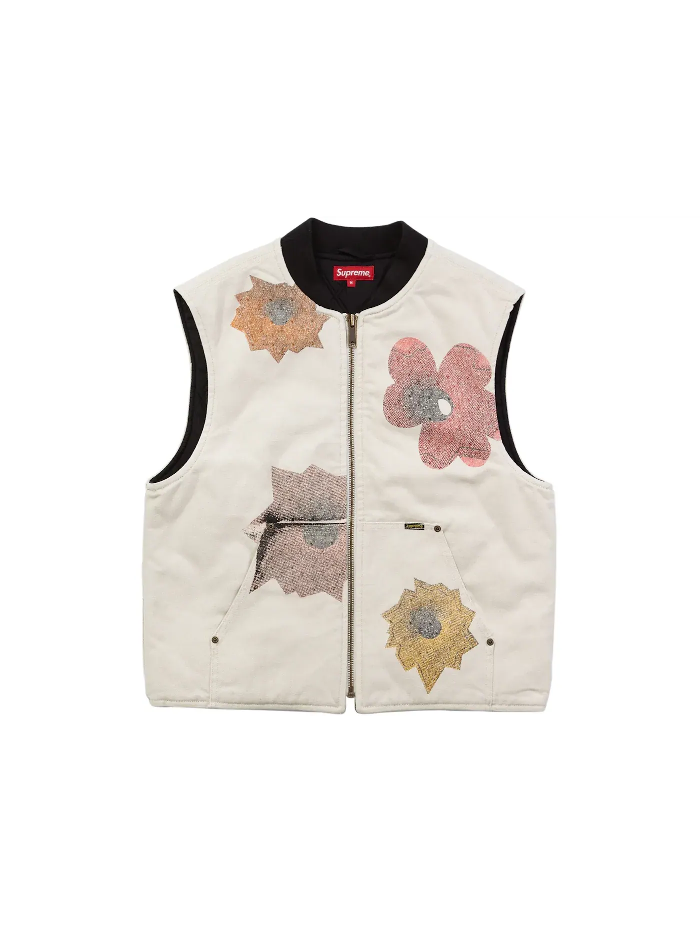 Мужской жилет с принтом Supreme Nate Lowman Work Vest — изображение 1 из 2, прозрачный