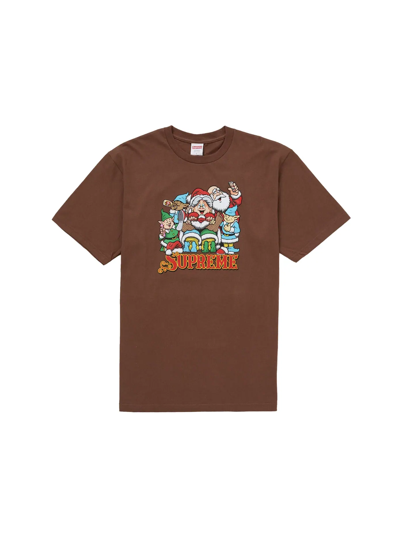 Мужская футболка с принтом Supreme Brown — изображение 1 из 1