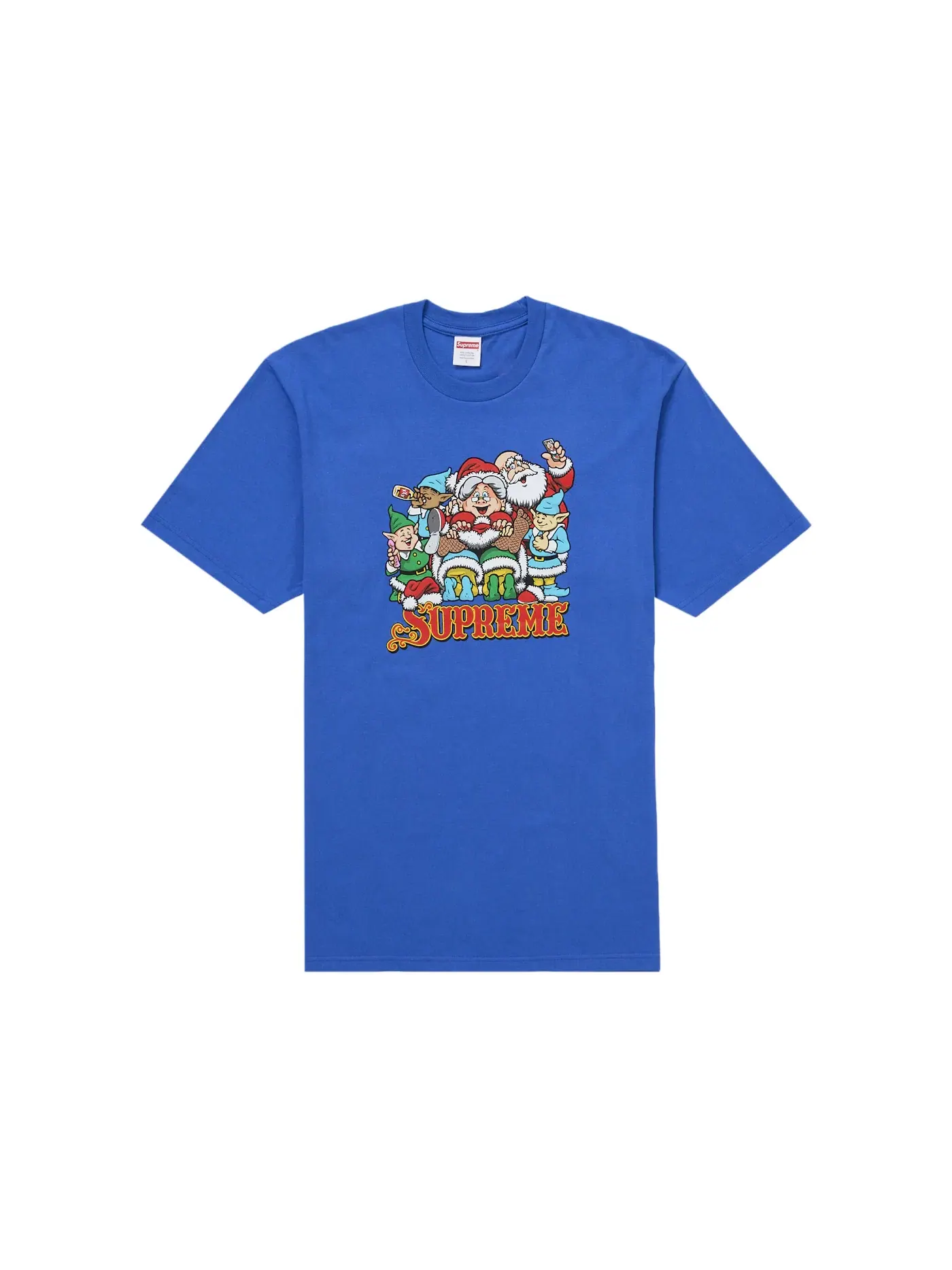 Мужская футболка с принтом Supreme Tee — изображение 1 из 1, королевский