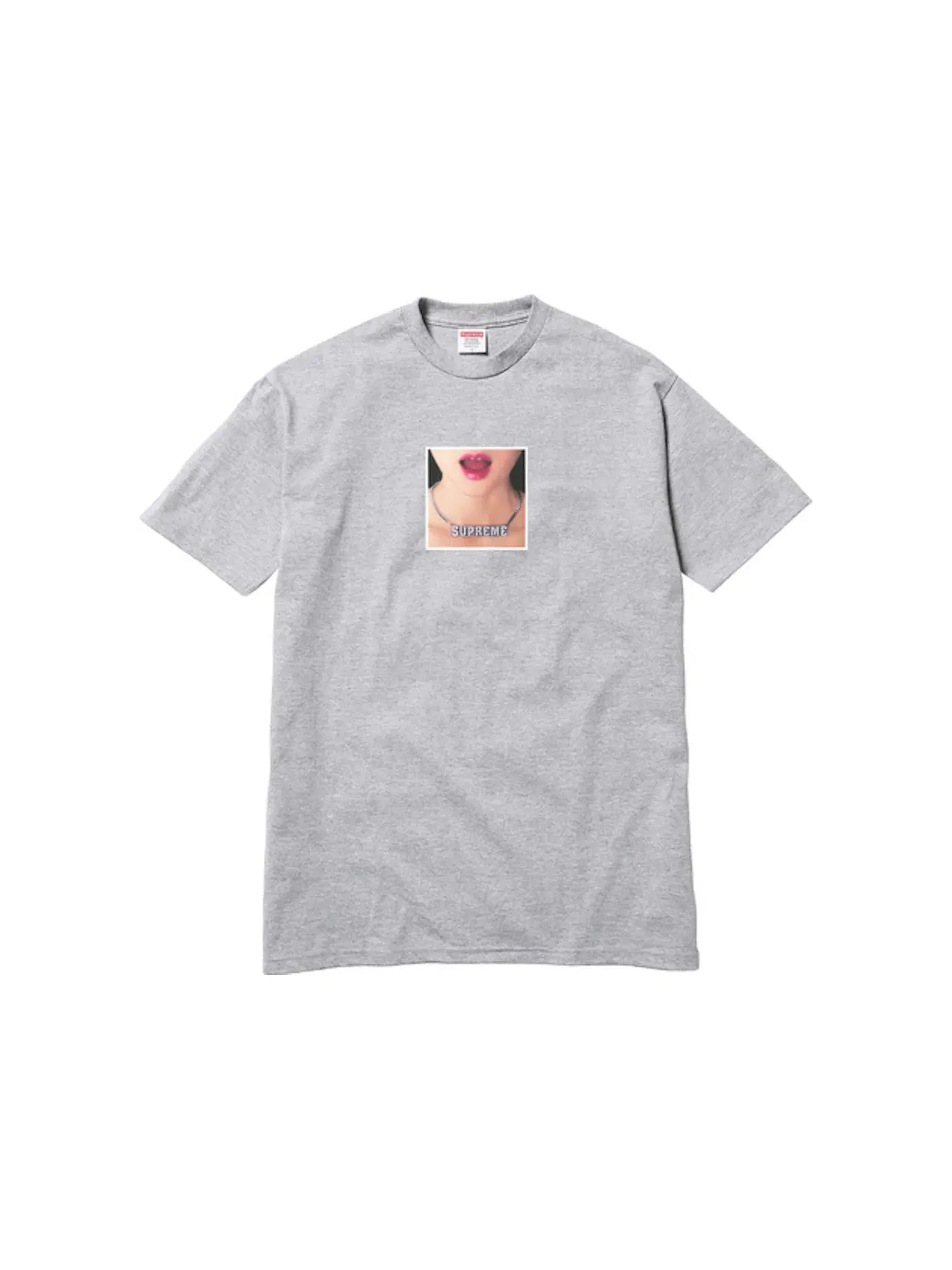 Футболка с принтом Supreme Tee — изображение 1 из 1, серый