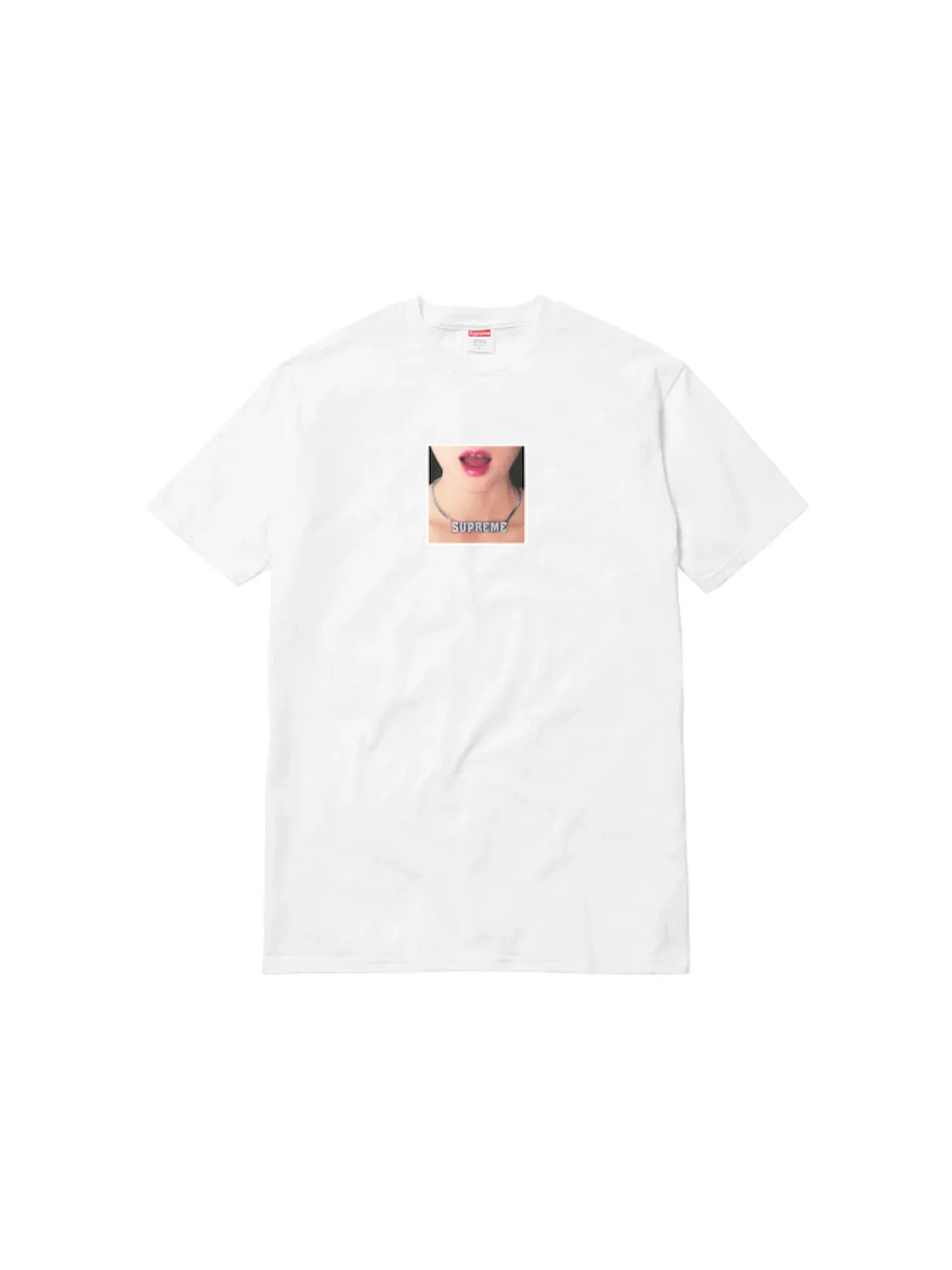 Футболка с принтом Necklace Supreme — изображение 1 из 1, белый