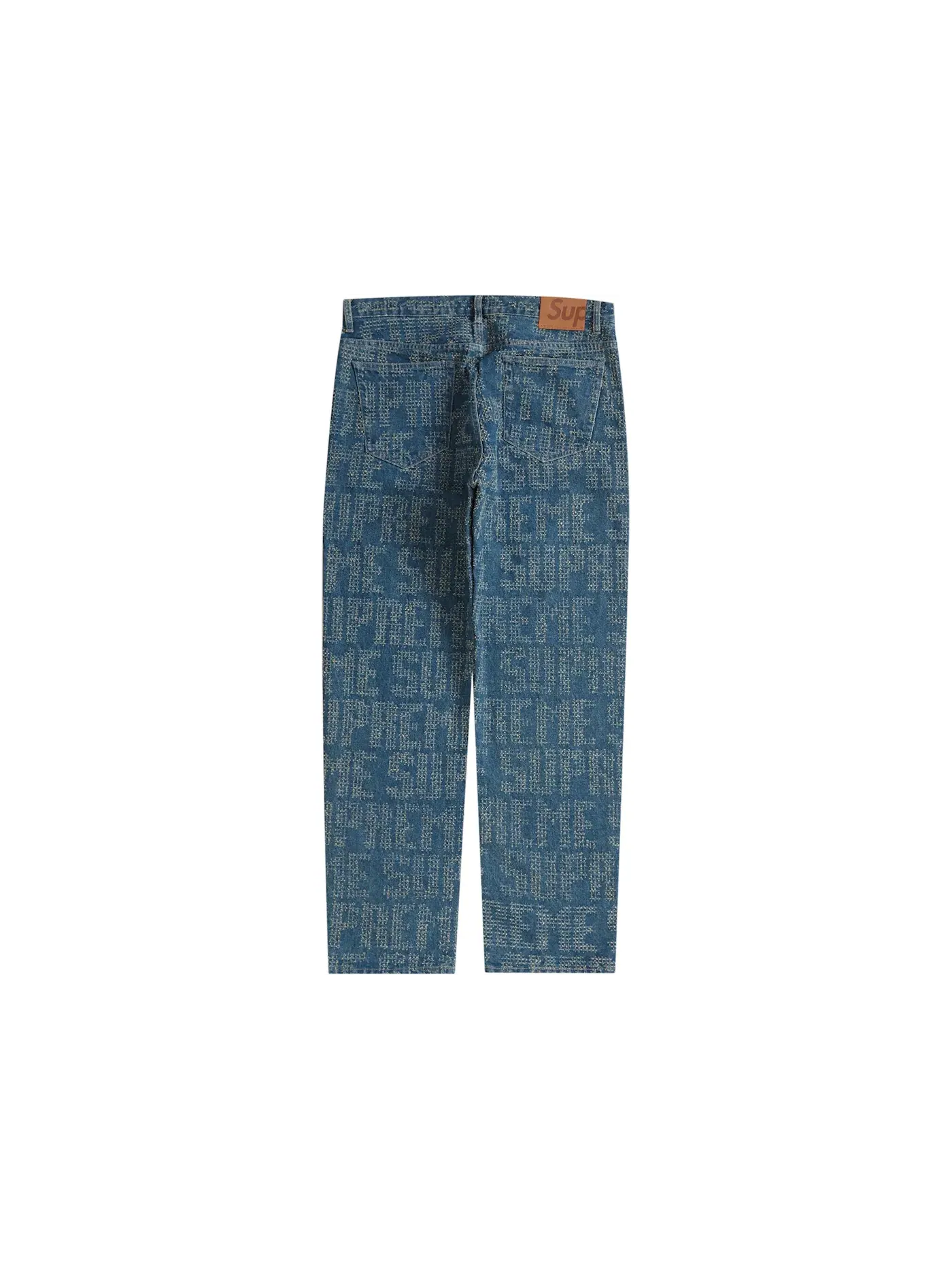 Мужские джинсы с потертостями Supreme Jean — изображение 2 из 2, синий