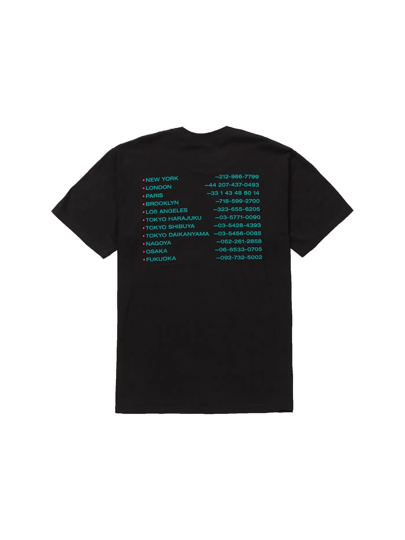 Мужская футболка с принтом Supreme New Shit Tee — изображение 2 из 2, черный