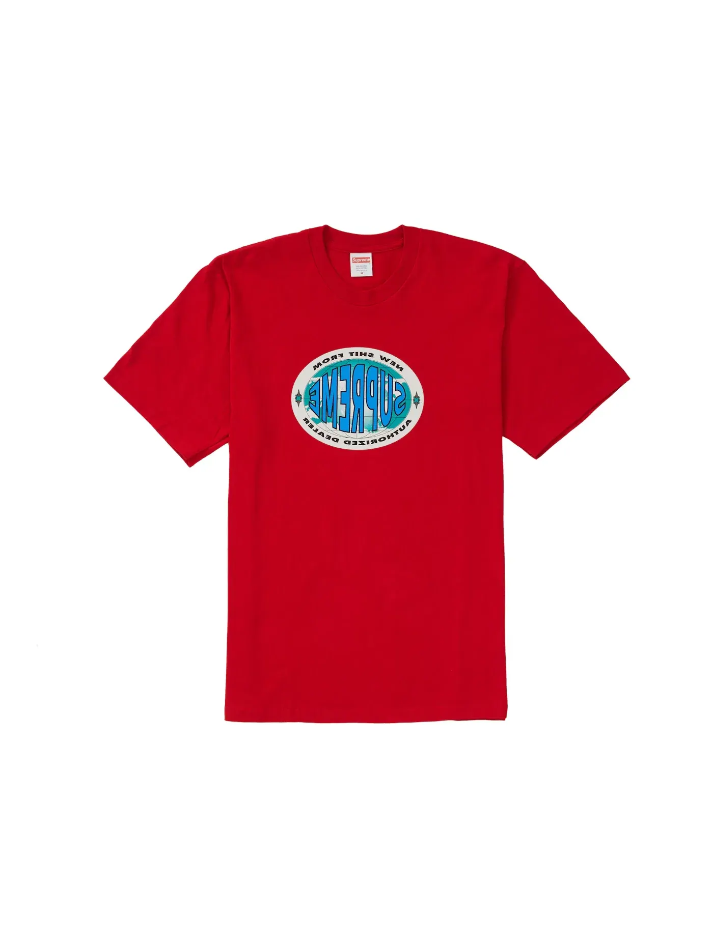Мужская футболка с принтом Supreme Tee — изображение 1 из 1, красный