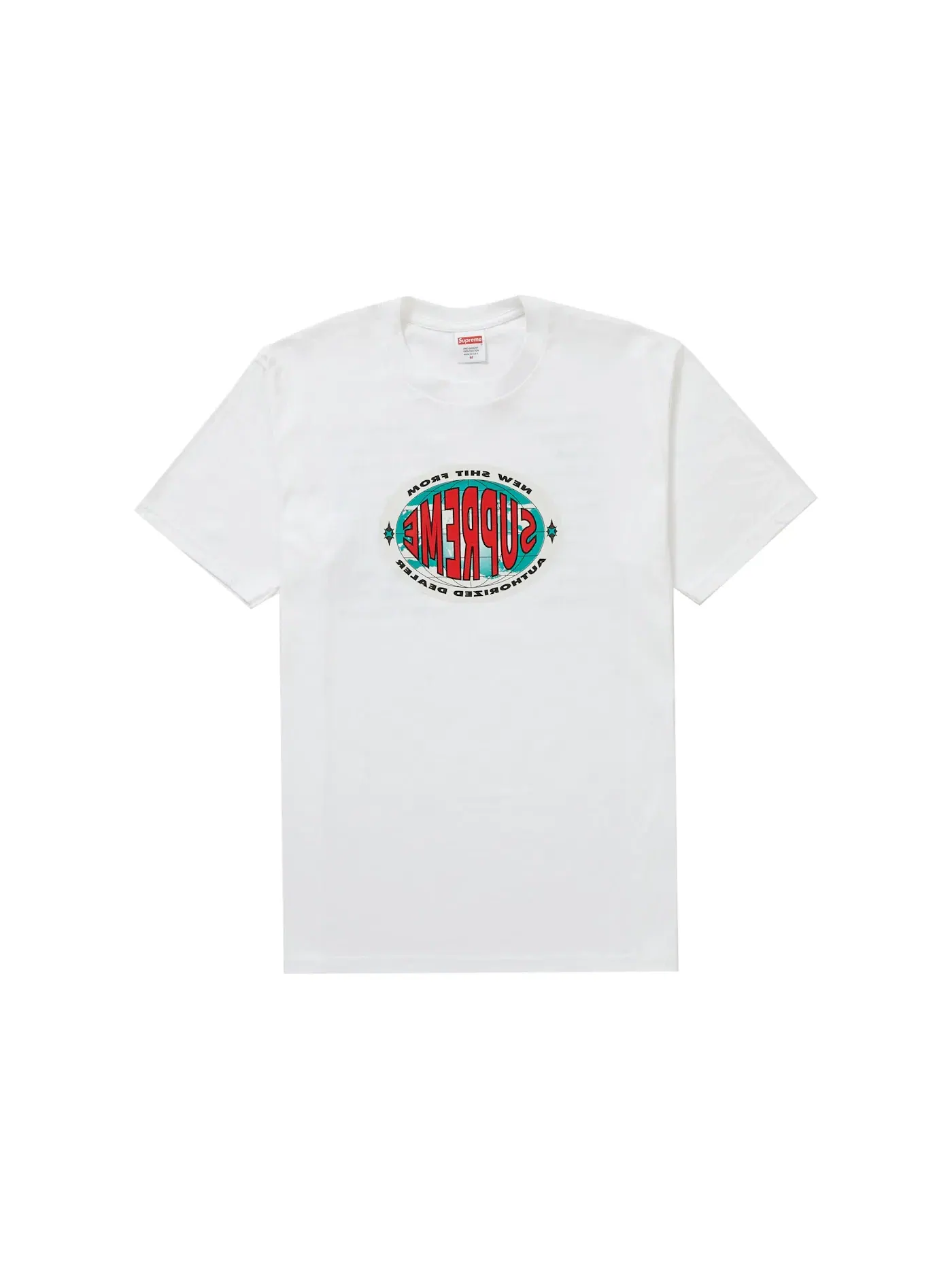 Мужская футболка с принтом Supreme Tee — изображение 1 из 2, белый