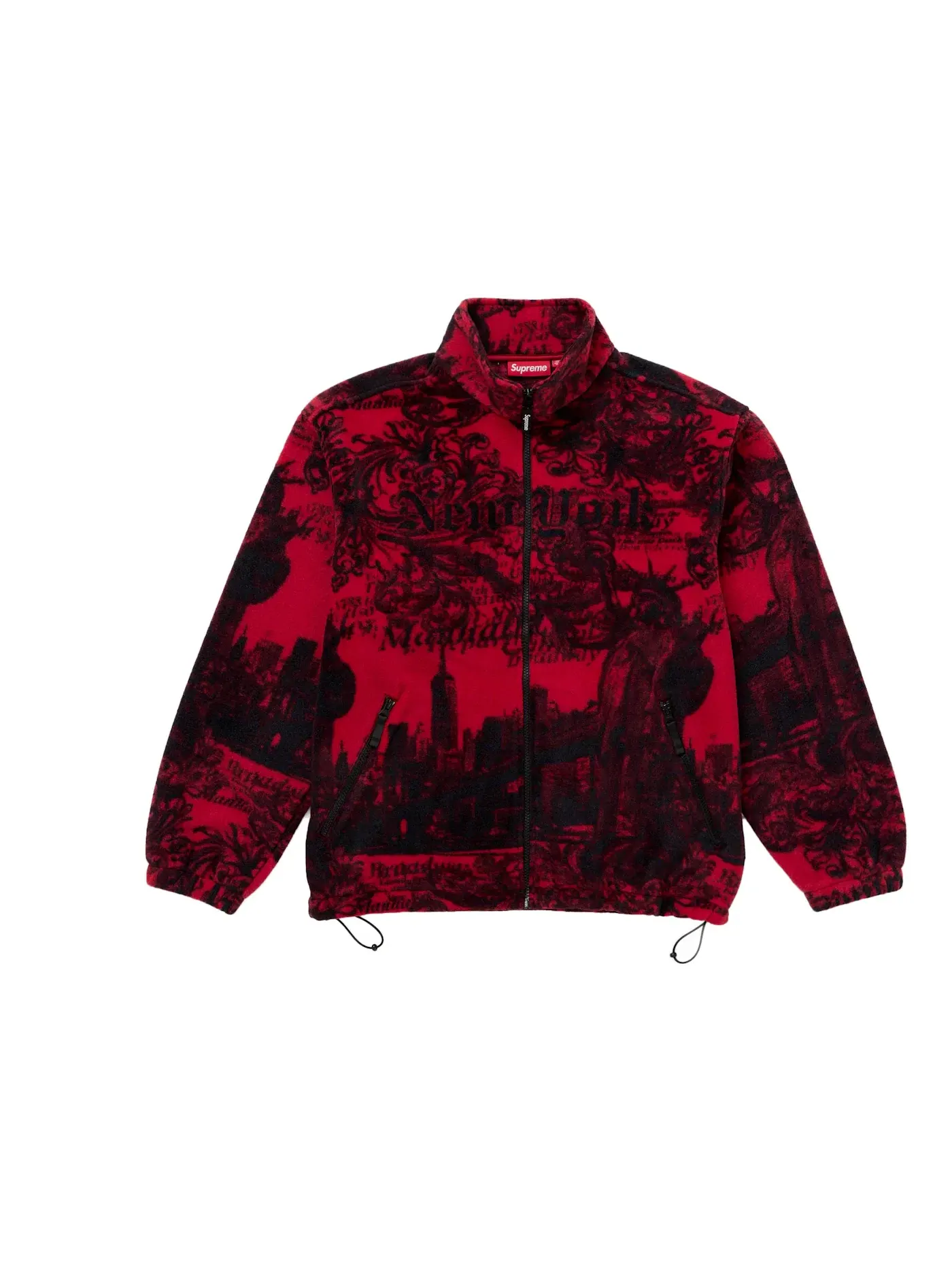 Мужская куртка из флиса Supreme New York — изображение 1 из 2, красный