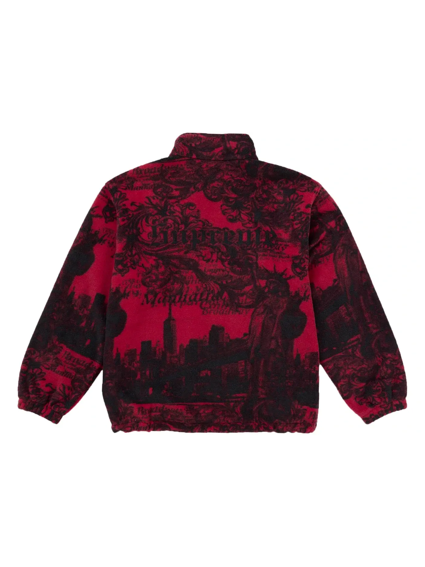 Мужская куртка из флиса Supreme New York — изображение 2 из 2, красный