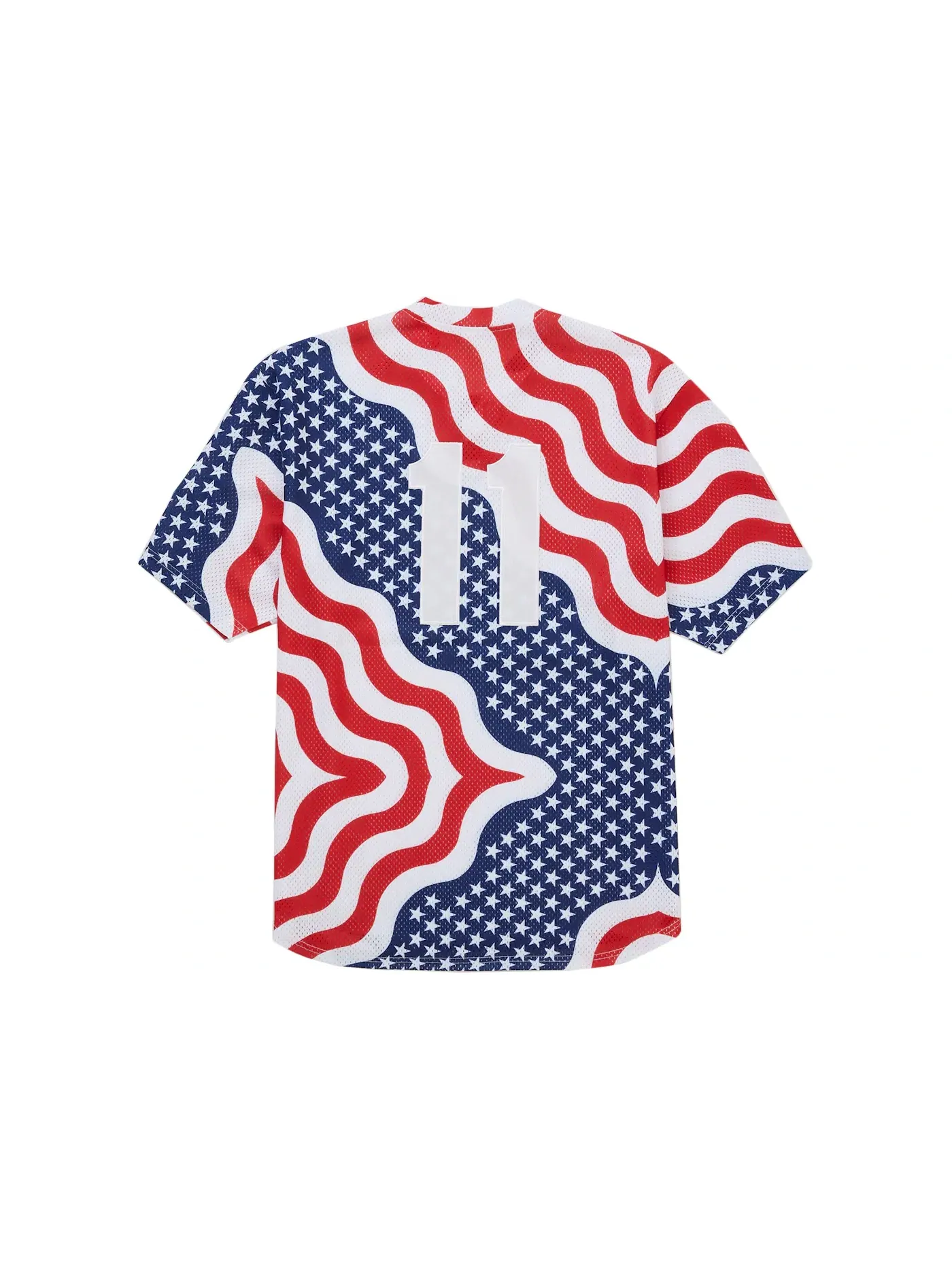 Мужская джерси с длинным рукавом Supreme Henley, Flag — изображение 2 из 2