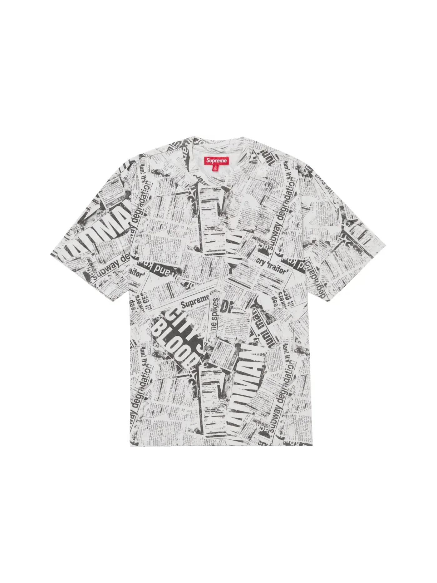 Мужская футболка с принтом Supreme Top — изображение 2 из 2, белый