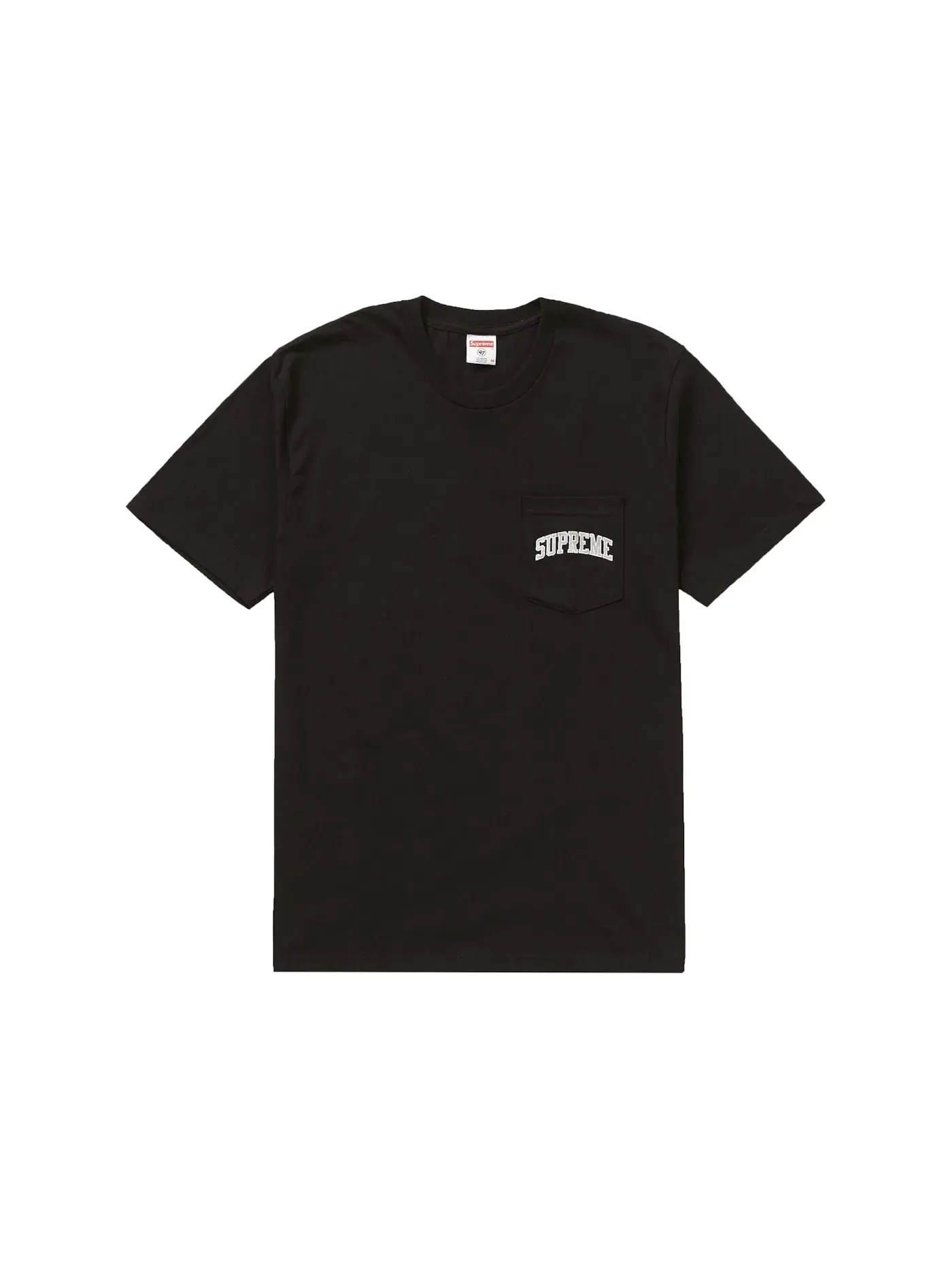 Мужская футболка с нагрудным карманом Supreme x NFL/Raiders Pocket Tee Supreme — изображение 1 из 2, черный