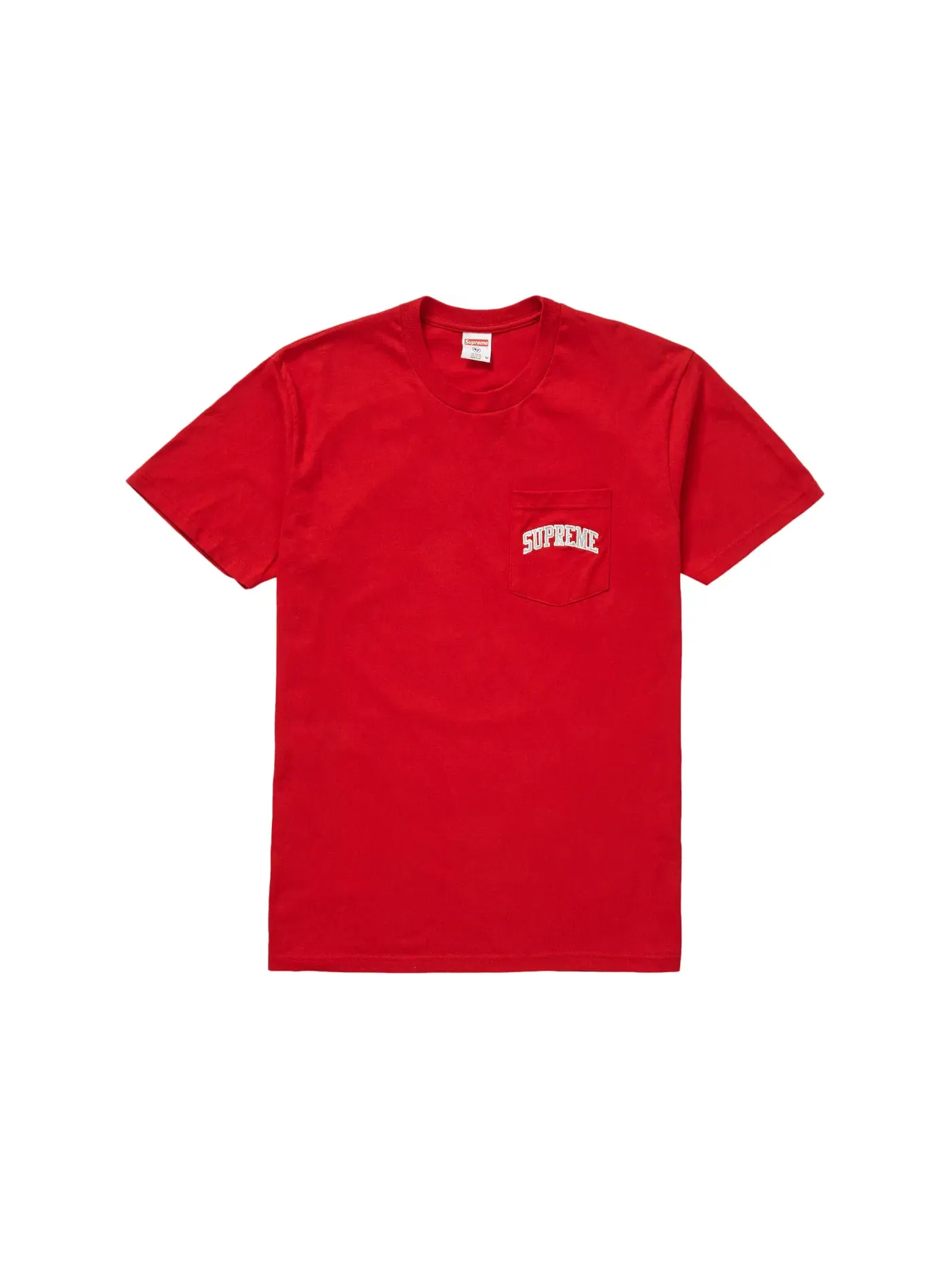 Мужская футболка с нагрудным карманом Supreme x NFL/Raiders Pocket Tee — изображение 1 из 2, красный