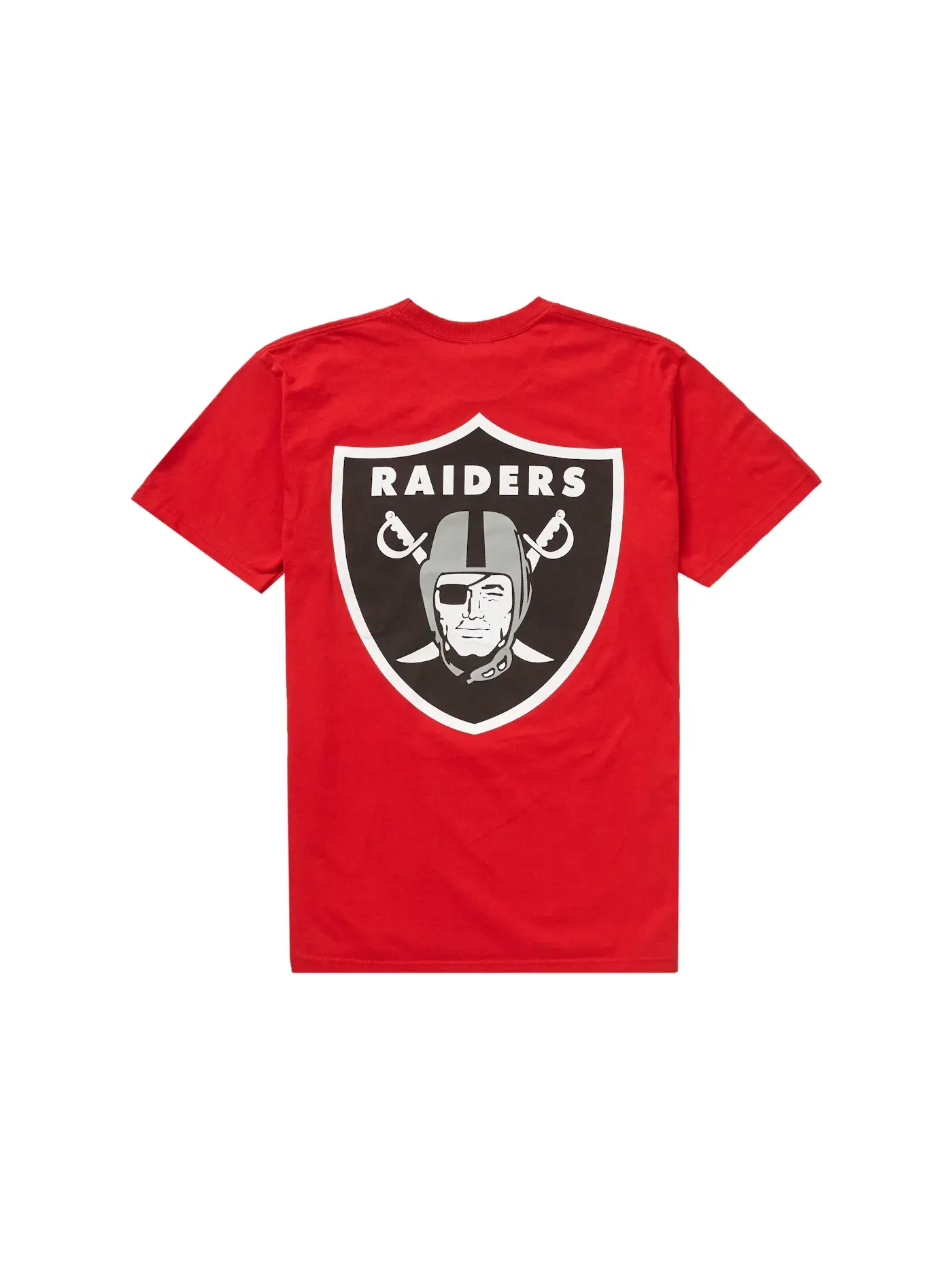 Мужская футболка с нагрудным карманом Supreme x NFL/Raiders Pocket Tee — изображение 2 из 2, красный