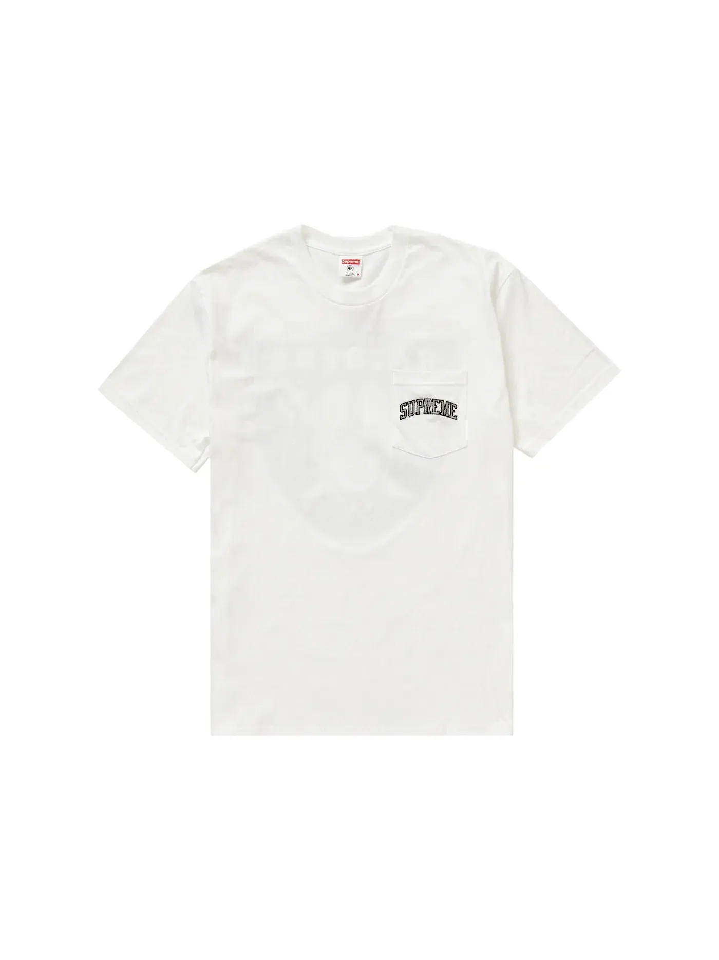 Мужская футболка с нагрудным карманом Supreme x NFL/Raiders Pocket Tee Supreme — изображение 1 из 2, белый