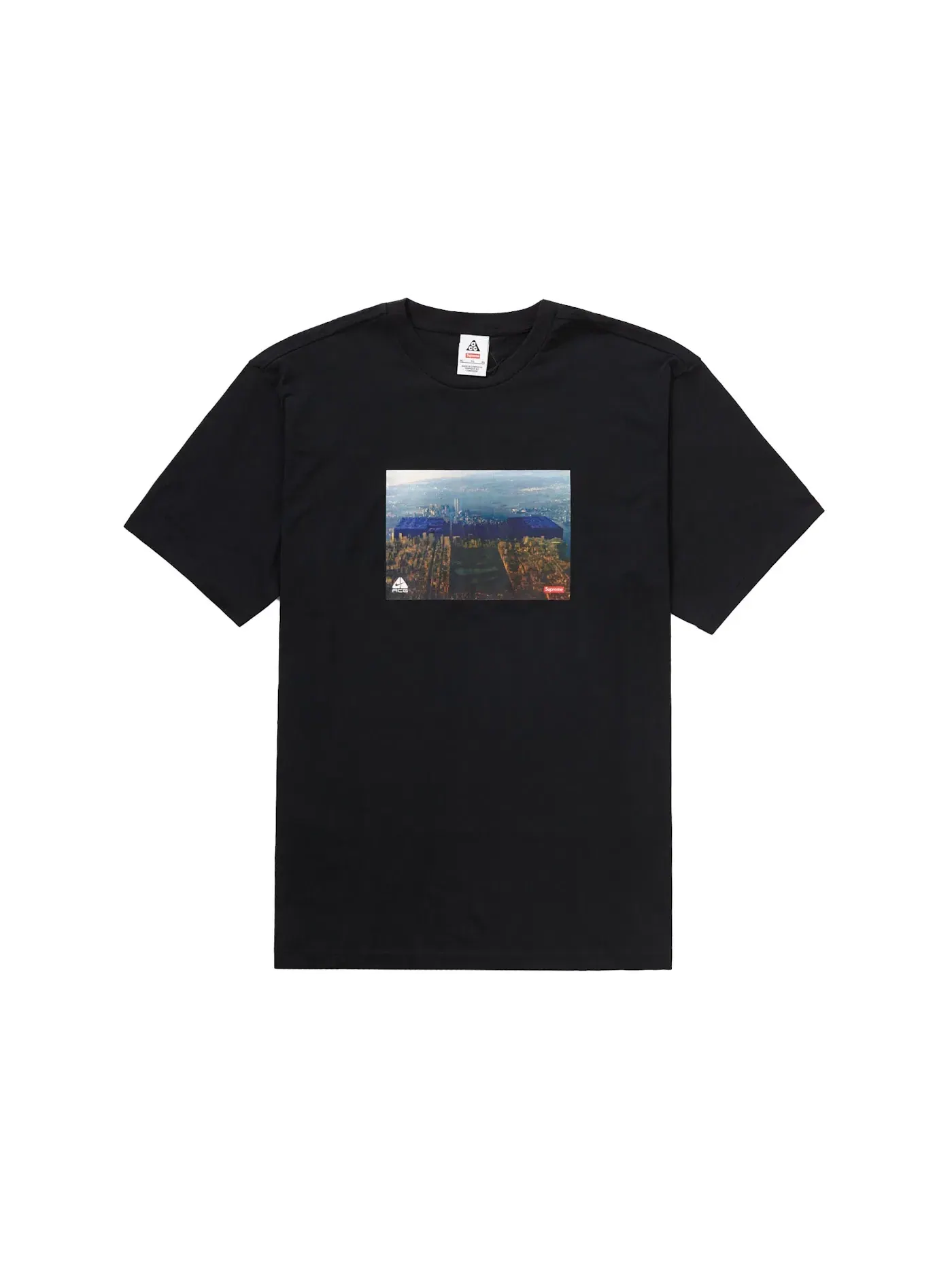 Мужская футболка с принтом Supreme Nike ACG Grid Tee — изображение 1 из 1, черный