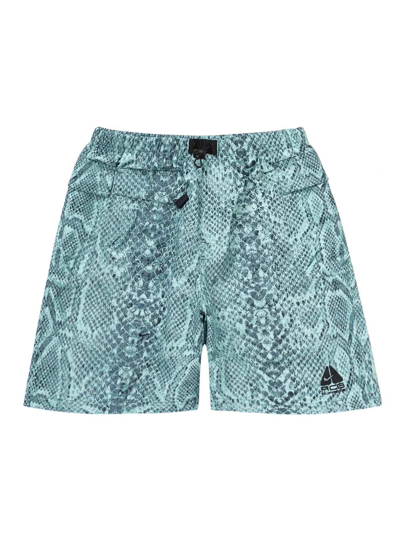 Мужские шорты с принтом Supreme Nike ACG Nylon Trail Short, Mint Snakeskin — изображение 1 из 2