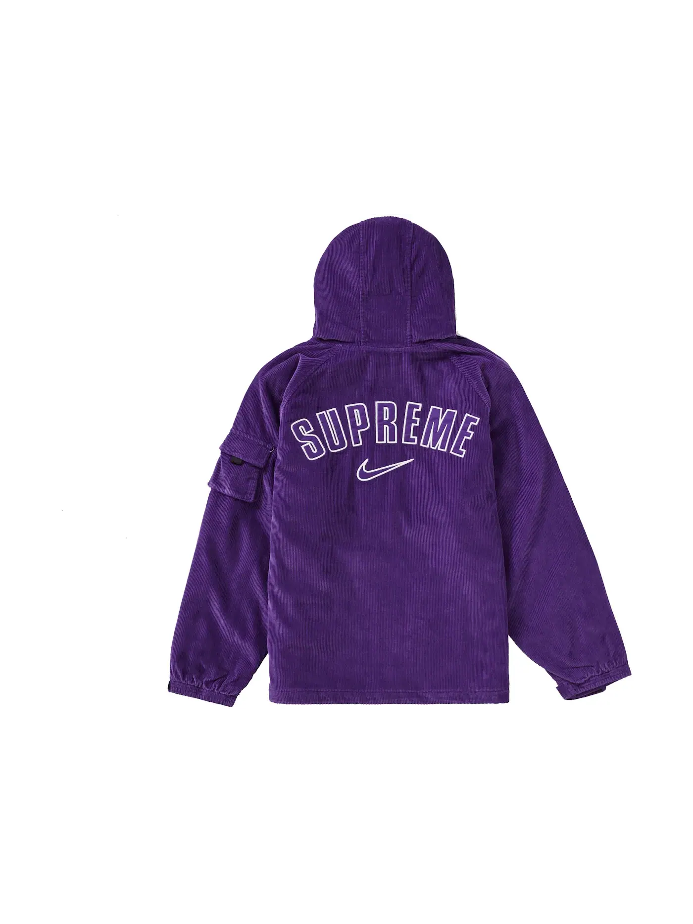 Мужская куртка-худи с принтом Arc Corduroy Supreme — изображение 1 из 3, фиолетовый