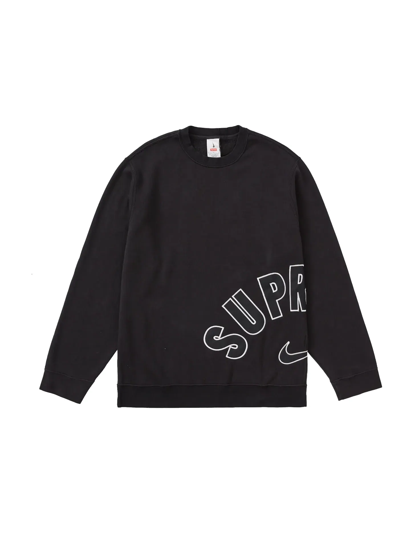 Мужской свитшот с принтом Arc Crewneck Supreme — изображение 1 из 2, черный