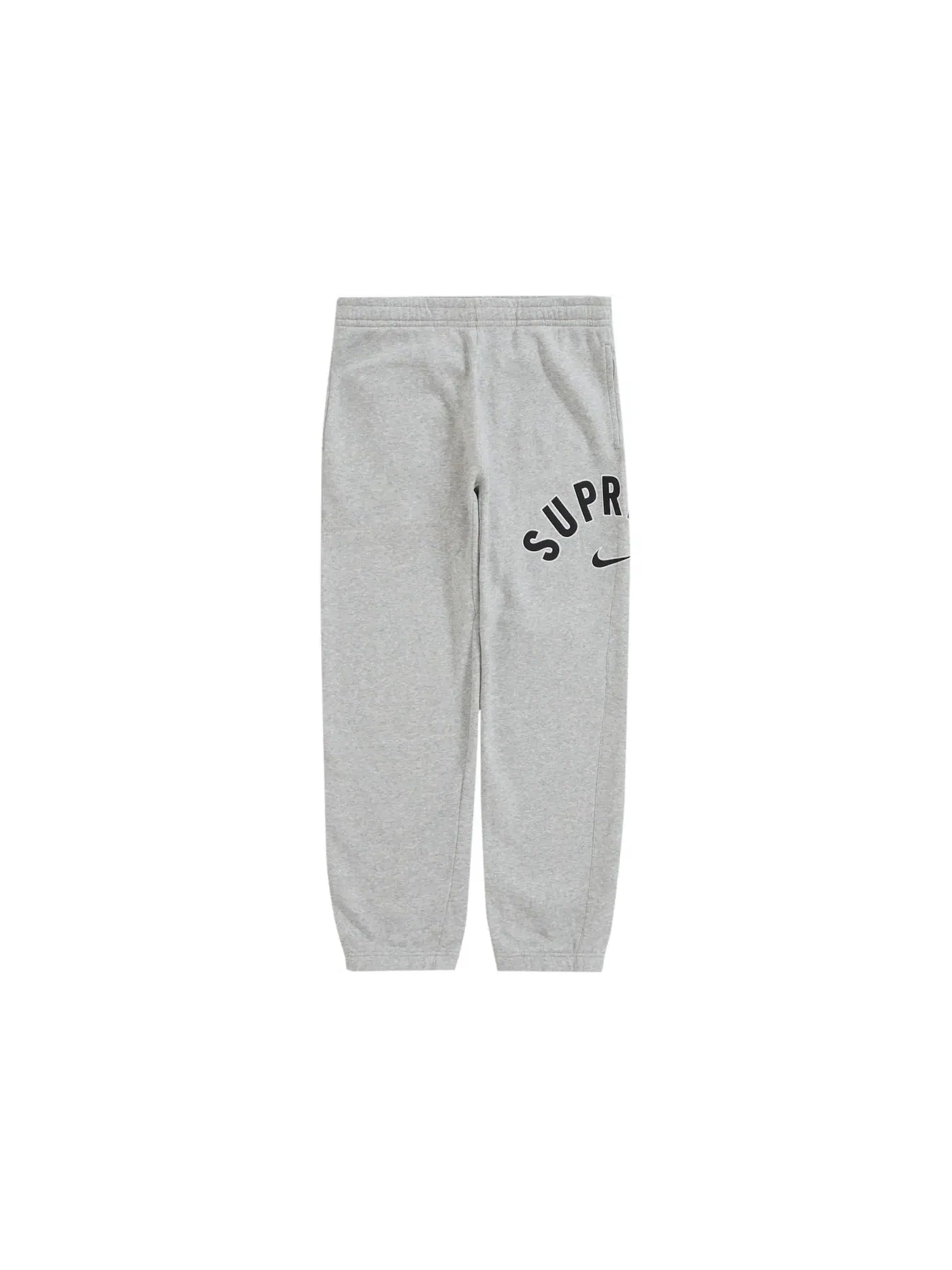 Мужские штаны из флиса с логотипом Supreme Nike Arc Heather Grey — изображение 1 из 2
